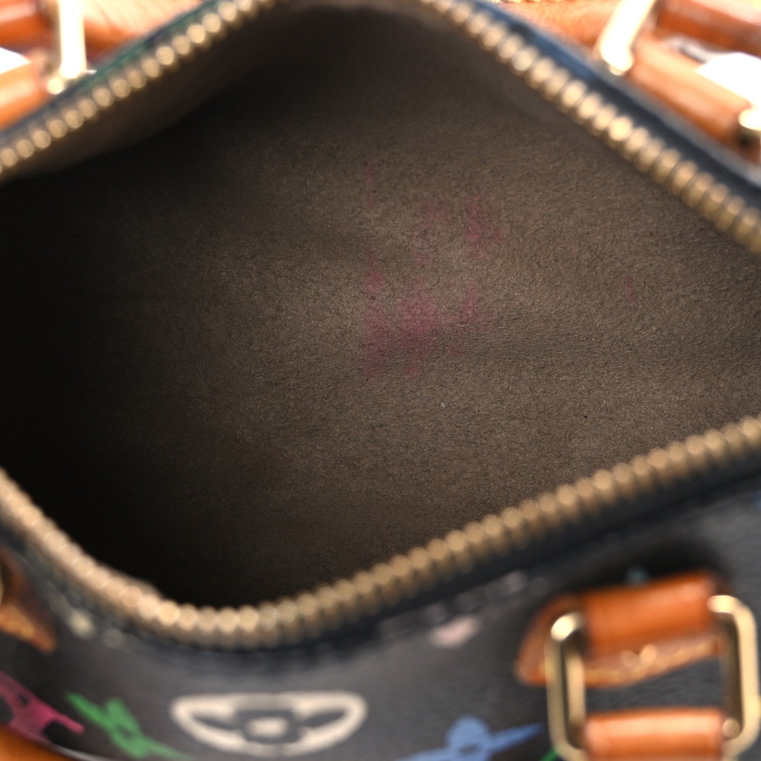 Monogram Multicolor Mini Sac HL Speedy Black