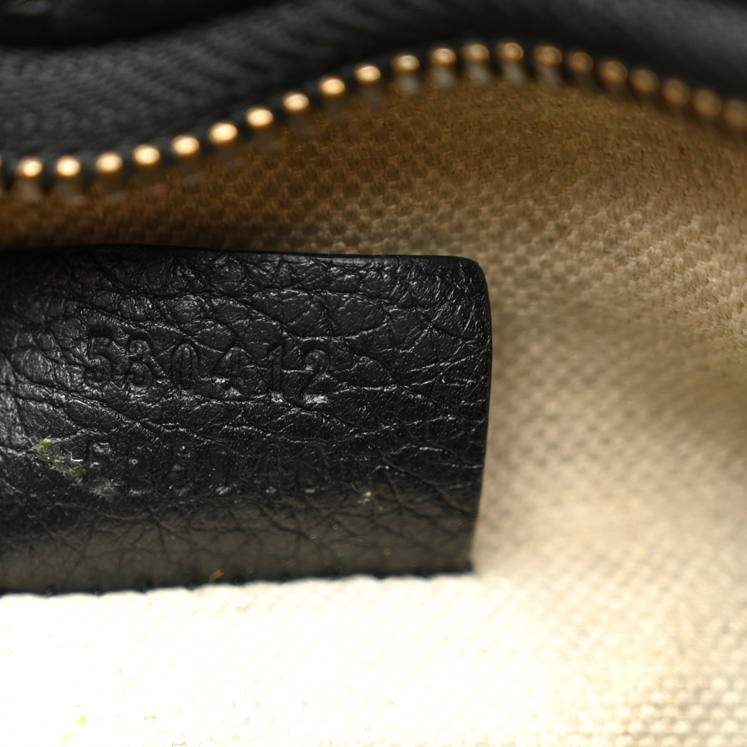 Grained Calfskin Small Logo Belt Bag Black