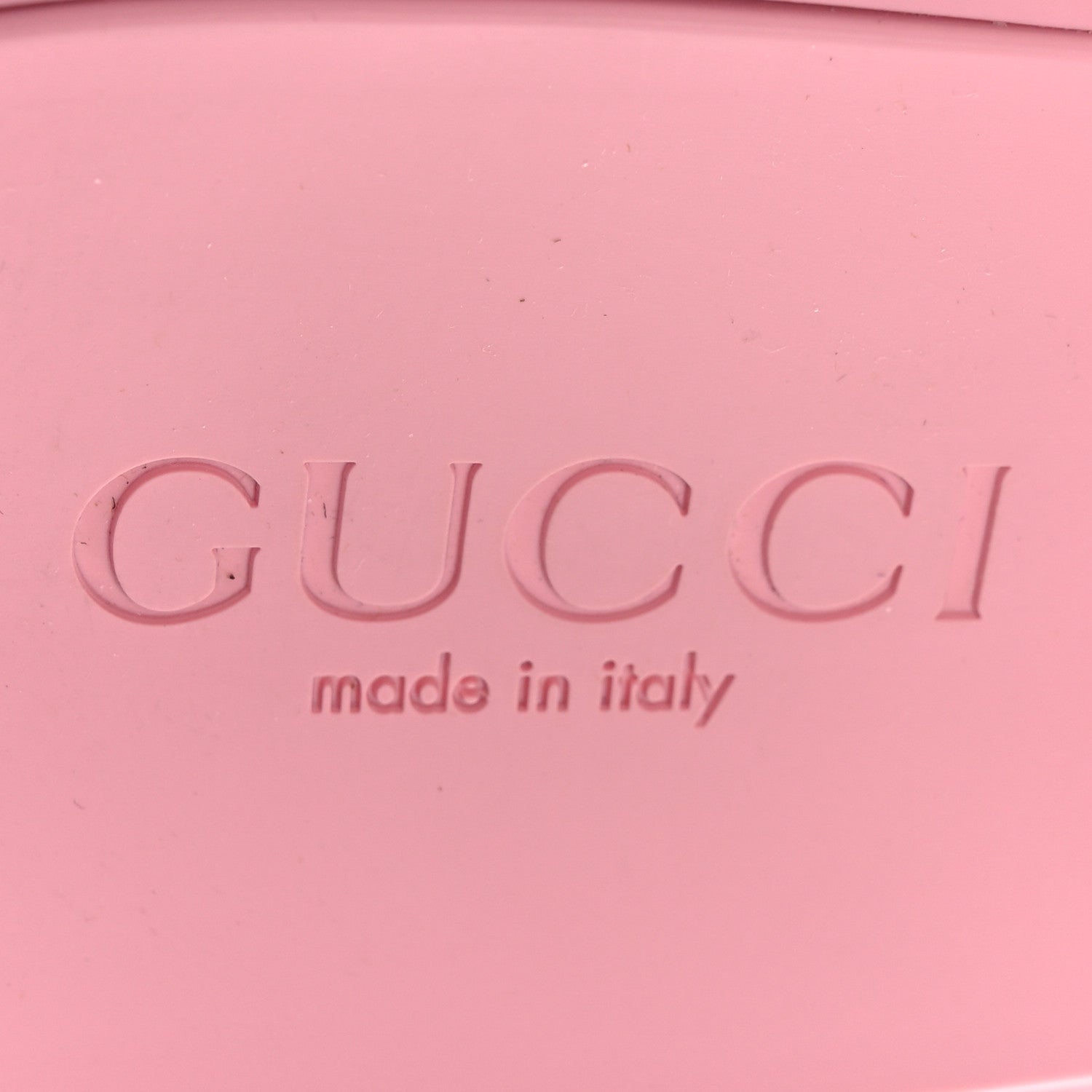 Rubber Gucci Logo Womens Platform 20/60mm Slide Sandals 41 Wild Rose