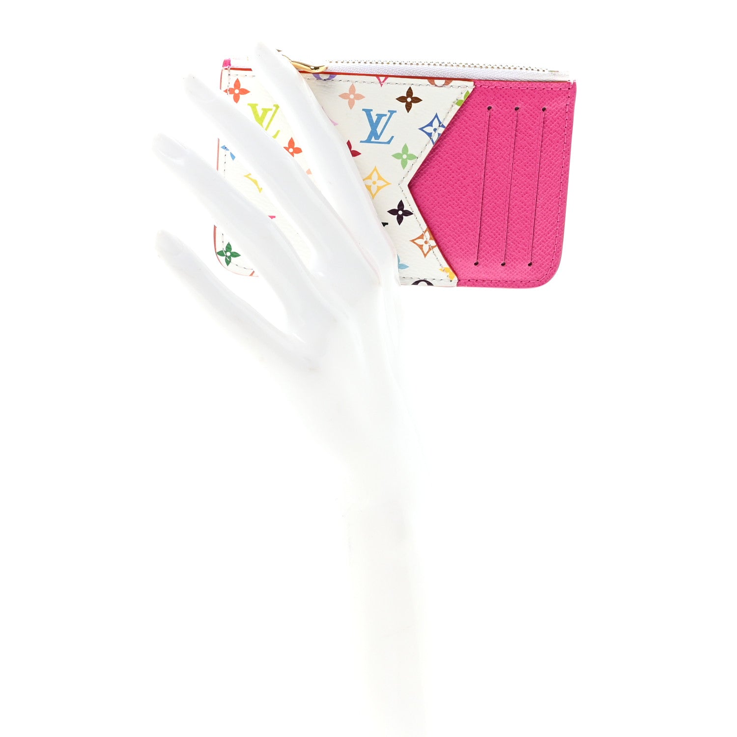 LV X TM Monogram Romy Card Holder Kawaii Pink