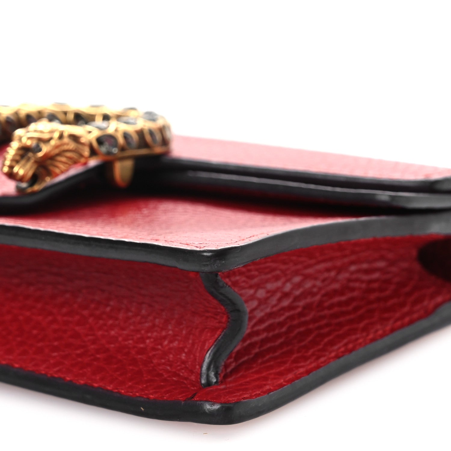 Calfskin Super Mini Dionysus Shoulder Bag Hibiscus Red