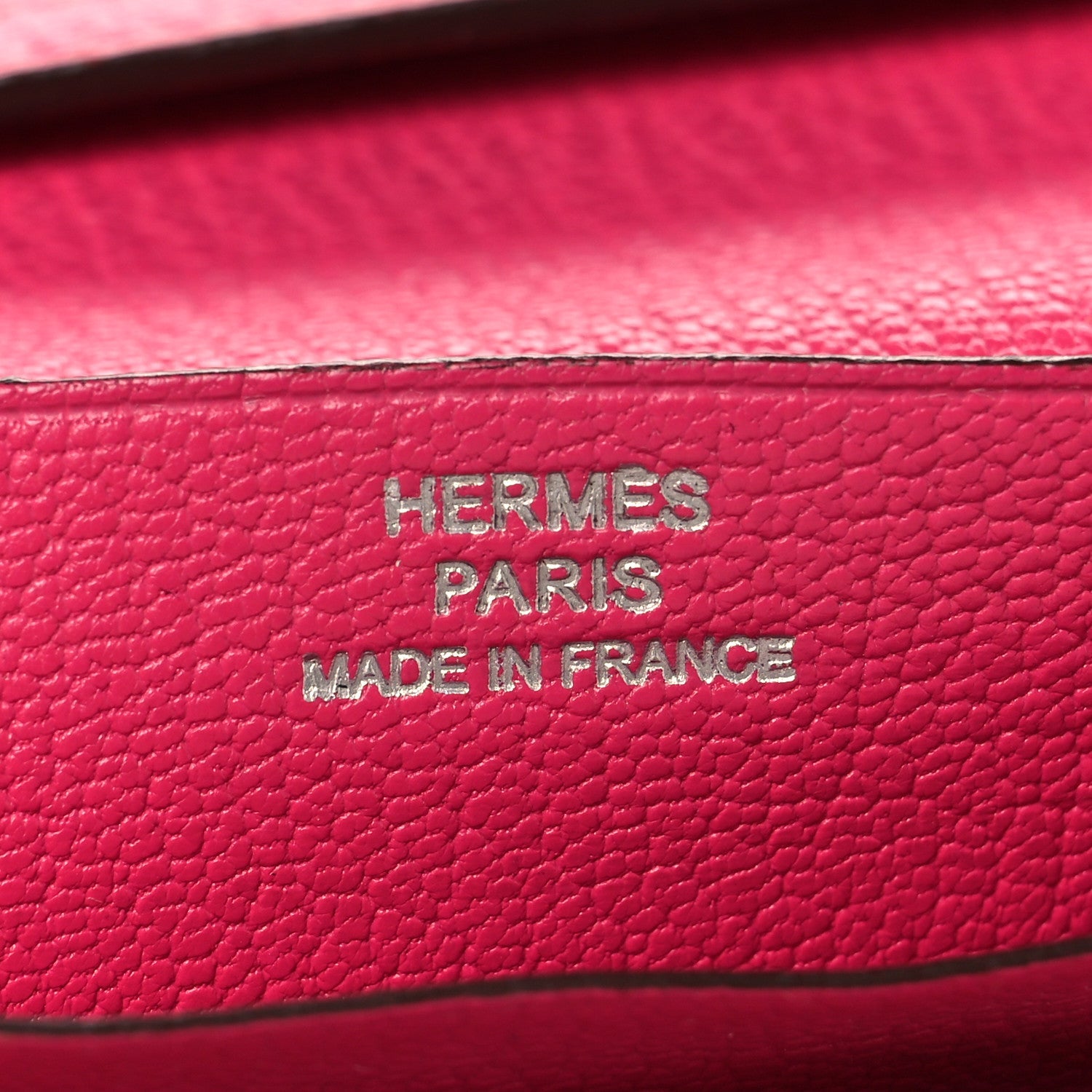 Chevre Mysore Tri-Fold Bearn Wallet Rose Shocking