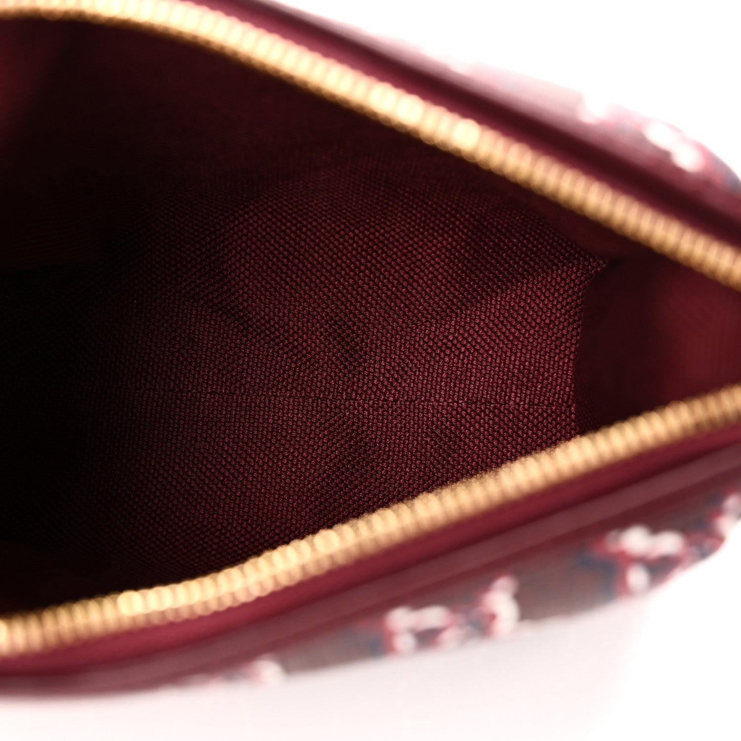 GG Supreme Shadow Toiletry Pouch Rosso Ancora Red