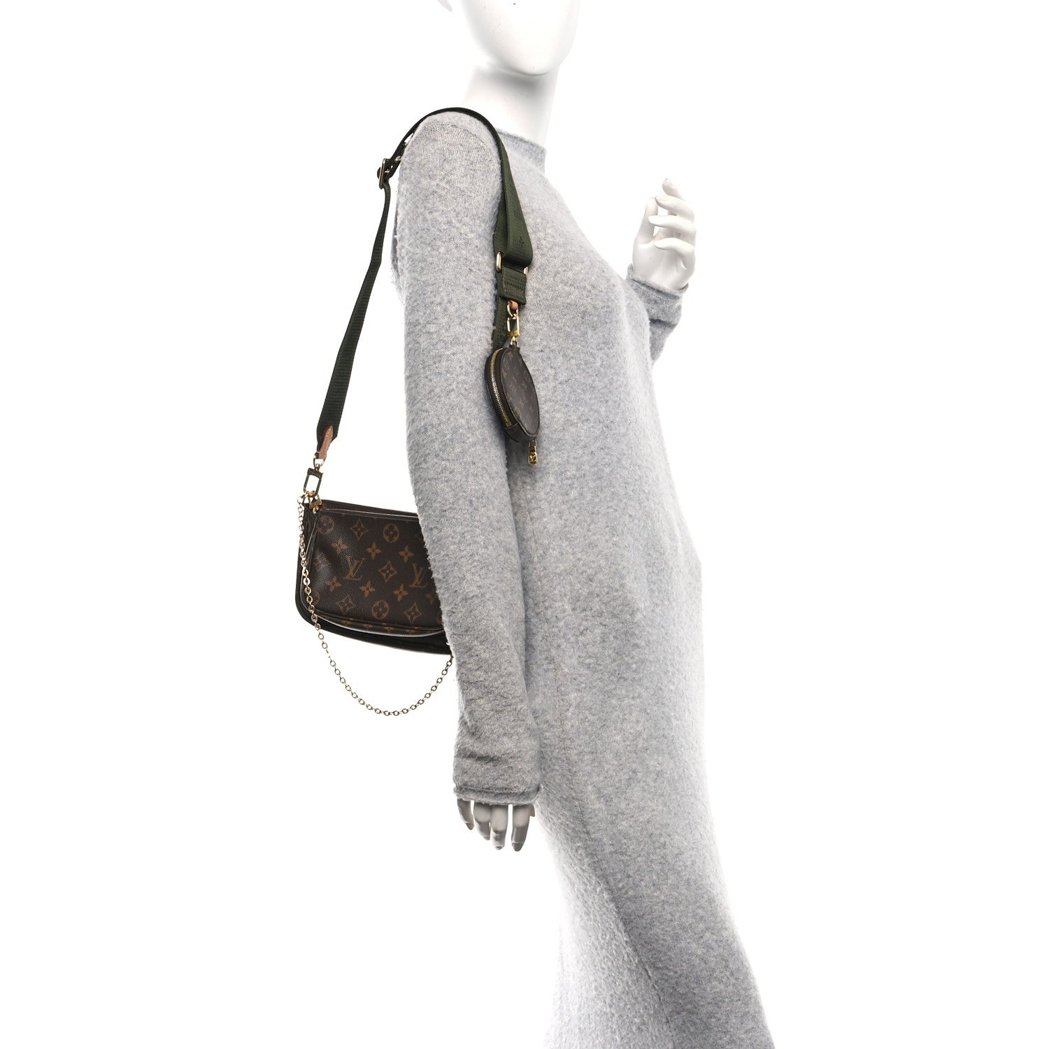 Monogram Multi Pochette Accessories Kaki