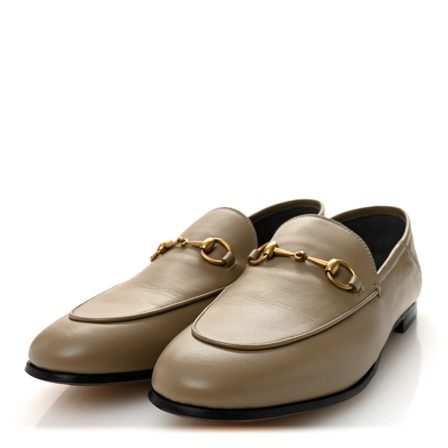 Lambskin Womens Brixton Horsebit Loafers 39.5 Mud