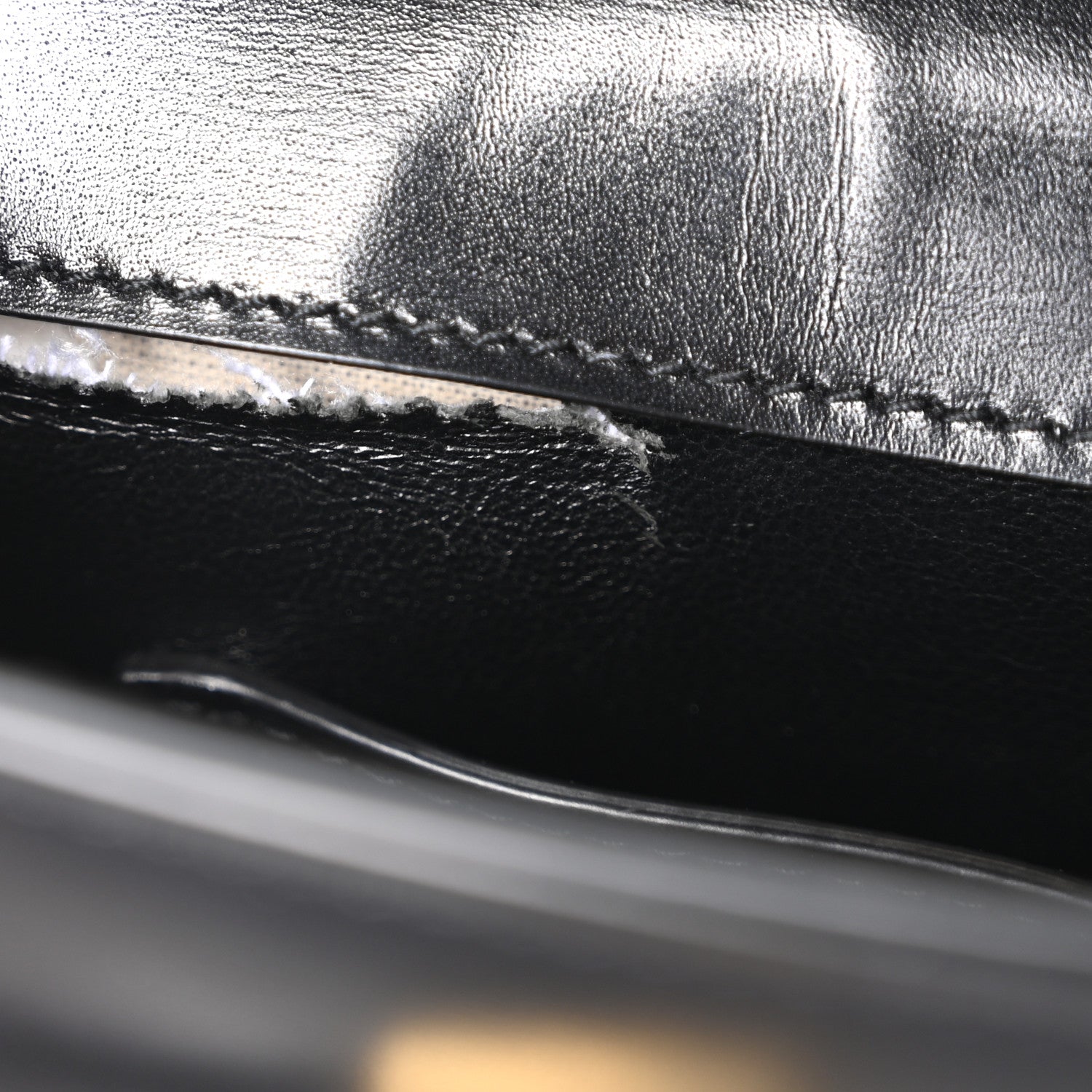 Smooth Calfskin Mini Manhattan Shoulder Bag Black