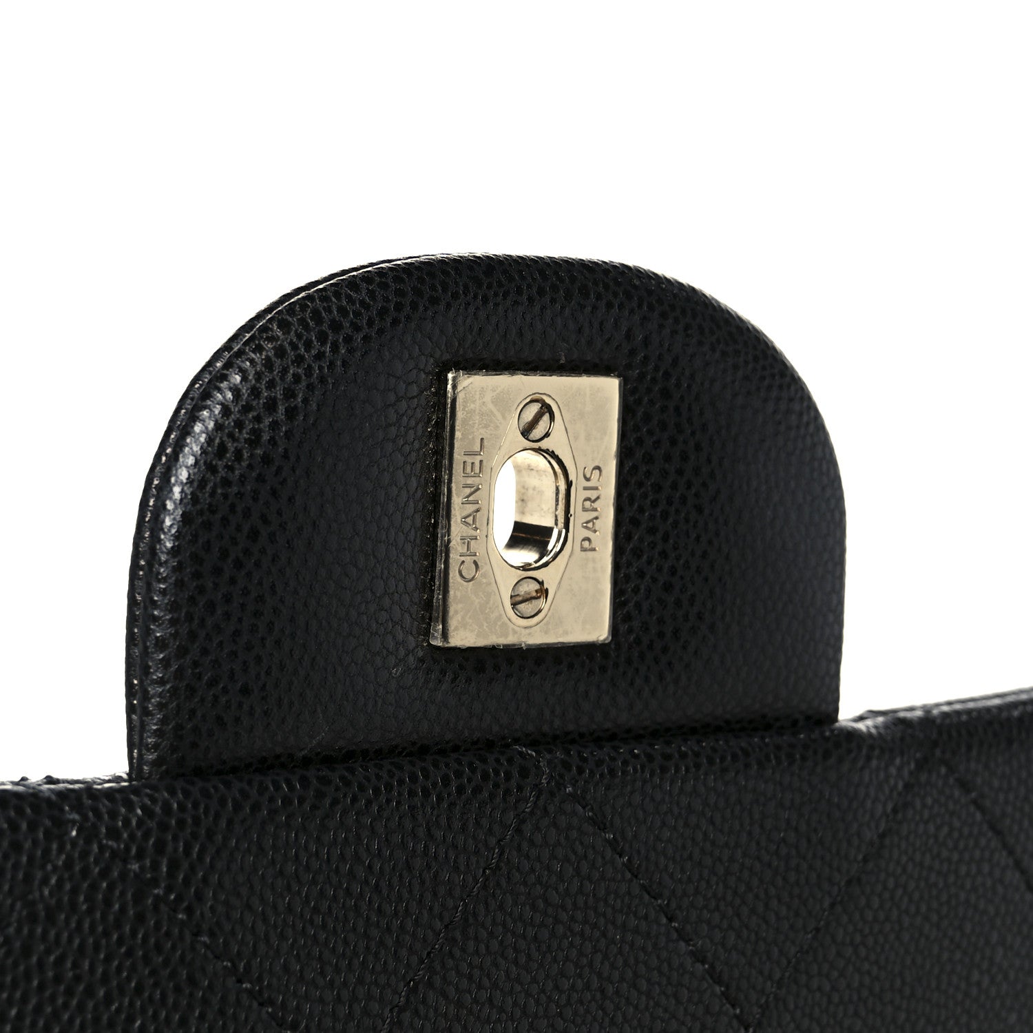 Caviar Quilted XXL Travel Flap Bag Black