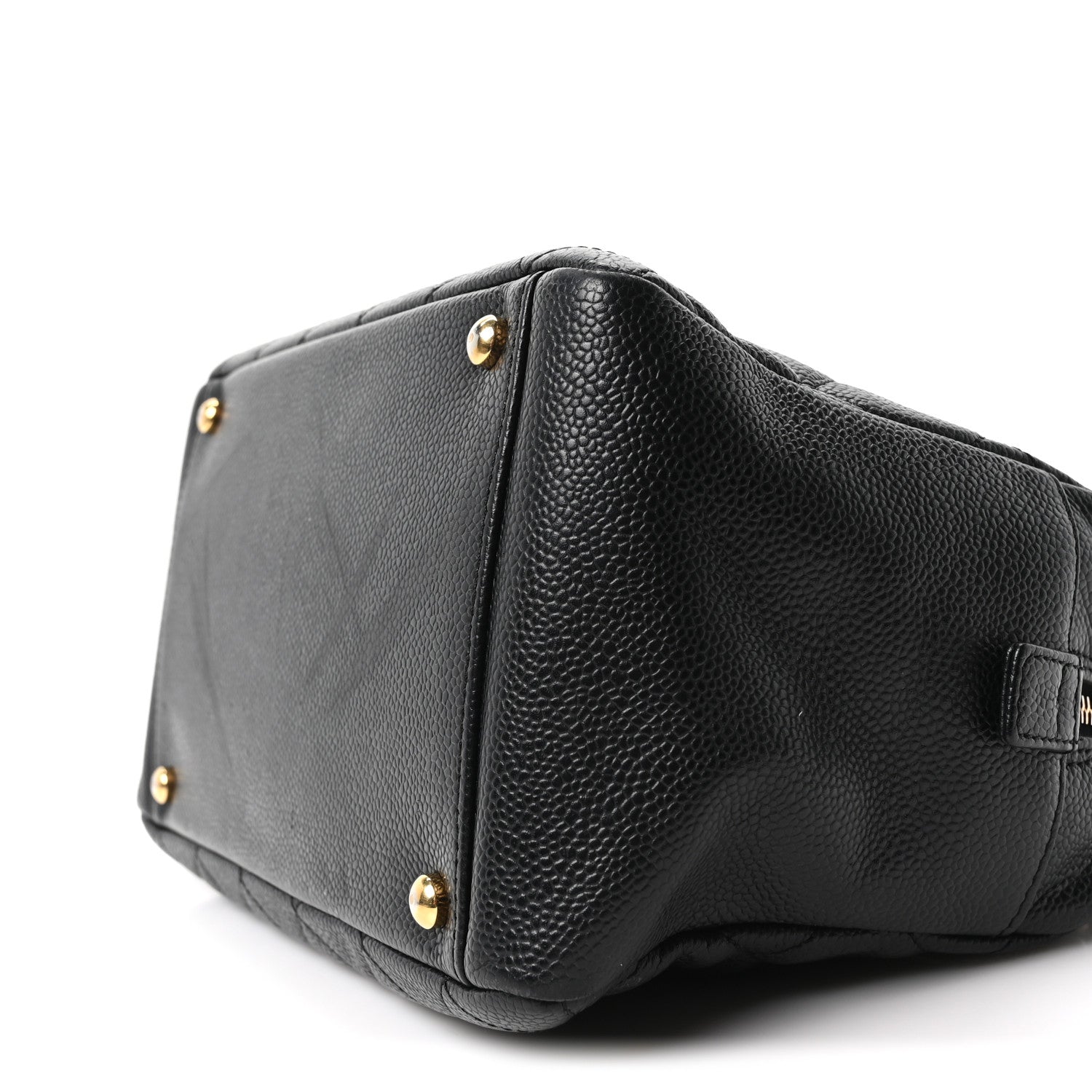 Caviar Quilted Petit Timeless Tote PTT Black