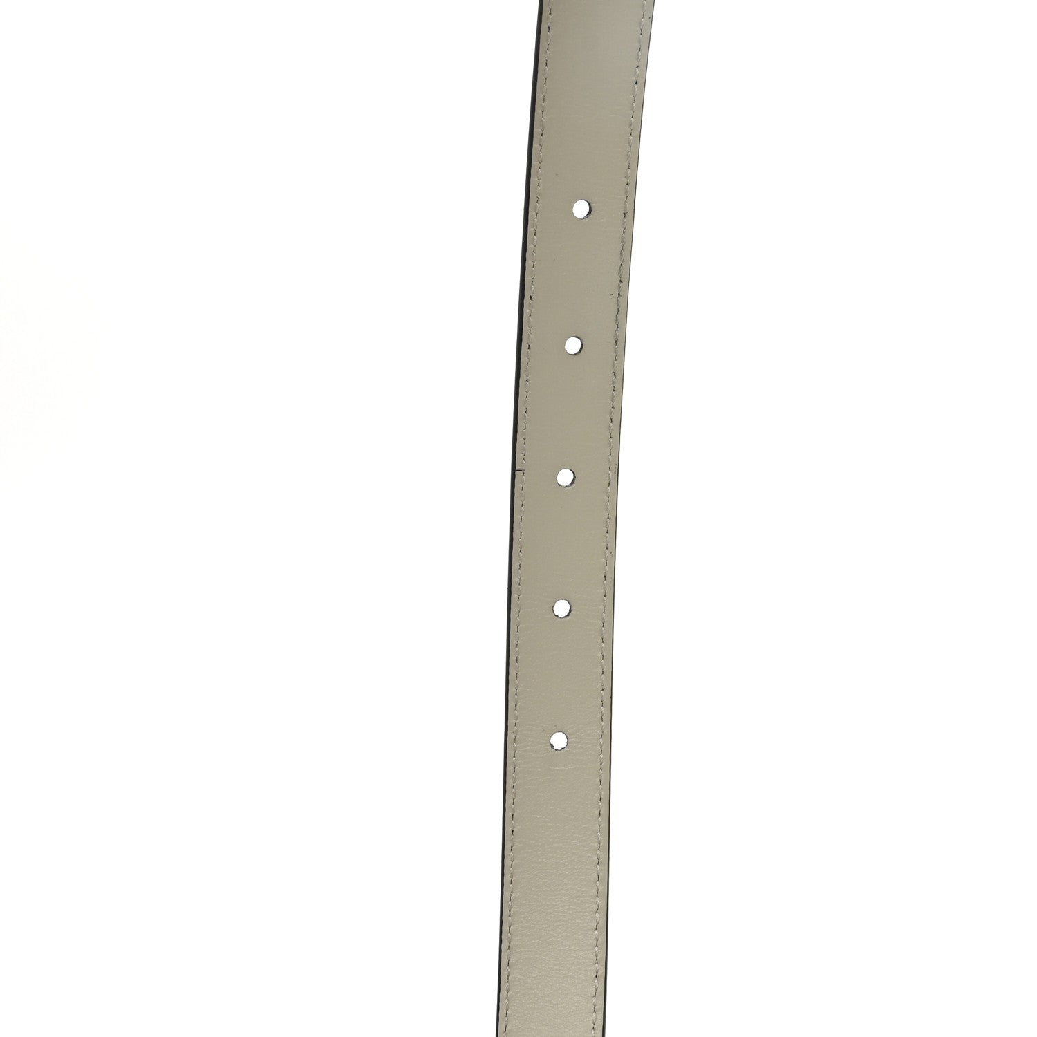 Plutone Calfskin Double G Reversible 20mm Belt 70 28 Black White