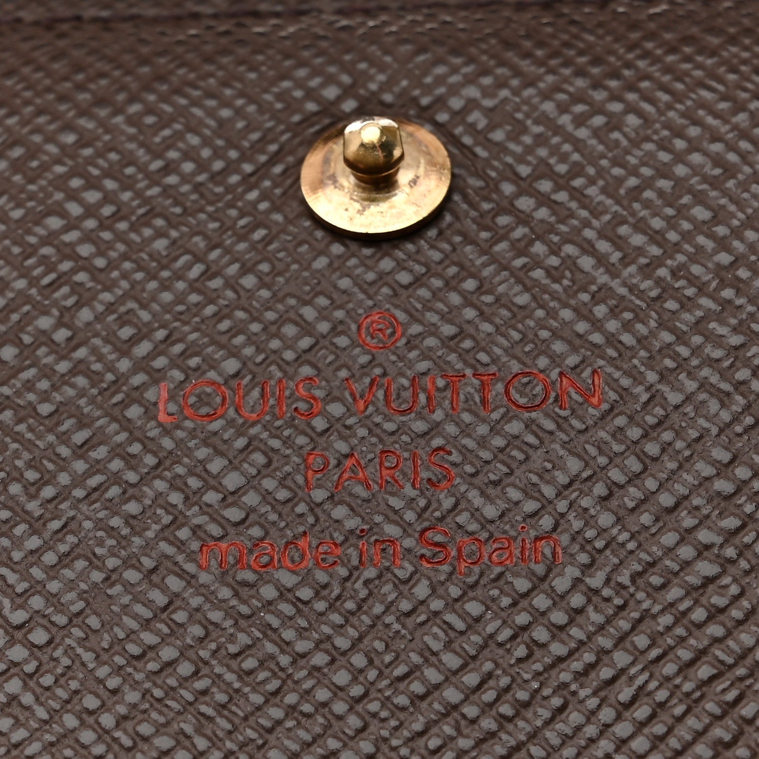 Damier Ebene Porte-Monnaie Billets Tresor Wallet