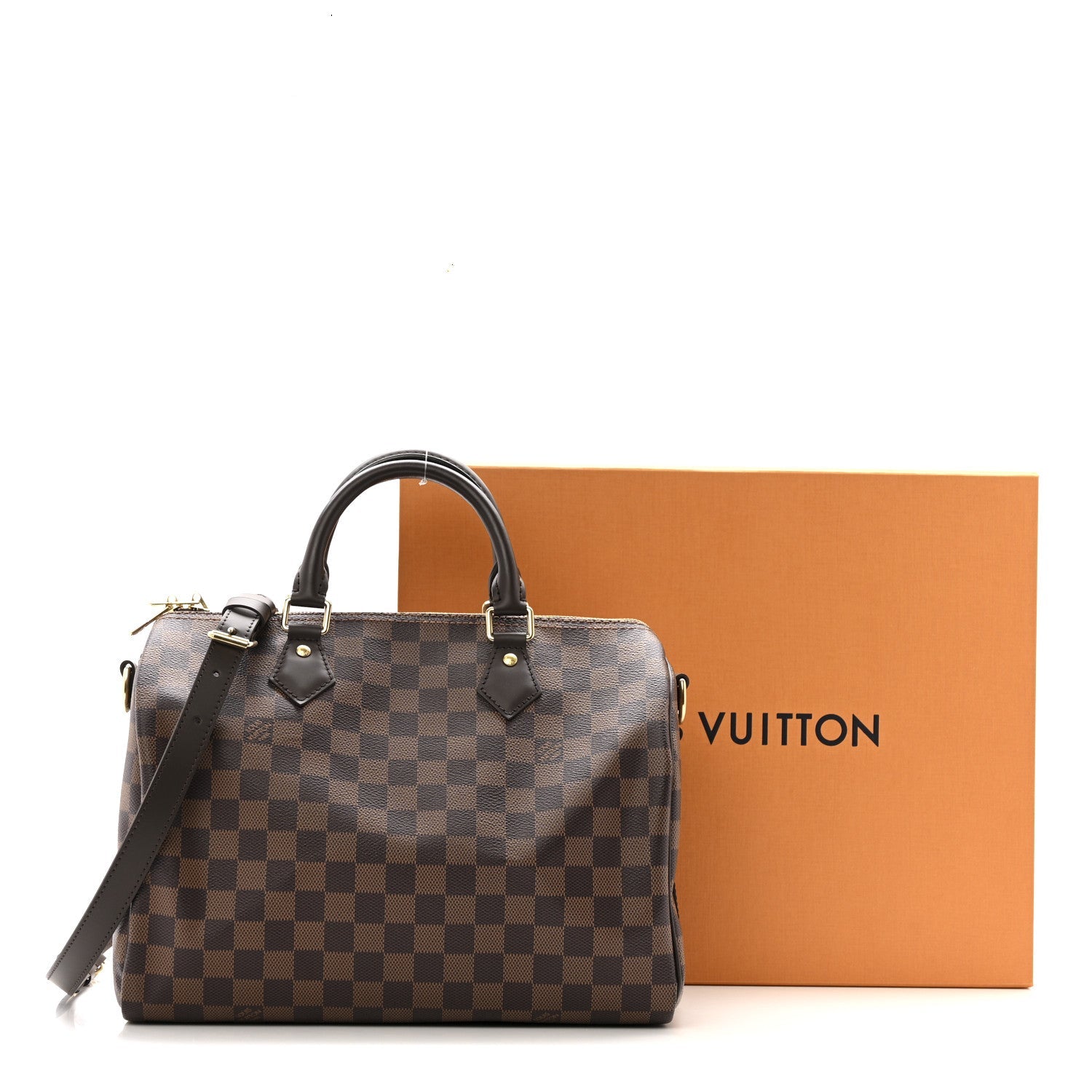 Damier Ebene Speedy Bandouliere 30