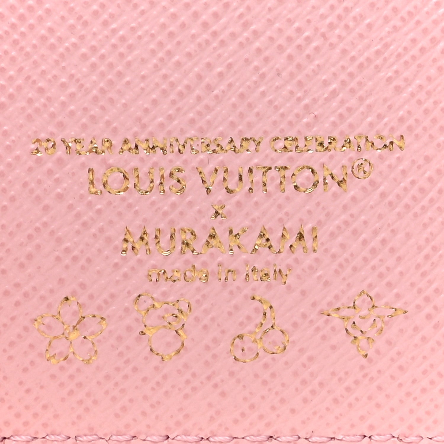 LV X TM Monogram Cherry Blossom Victorine Wallet Sakura Brown