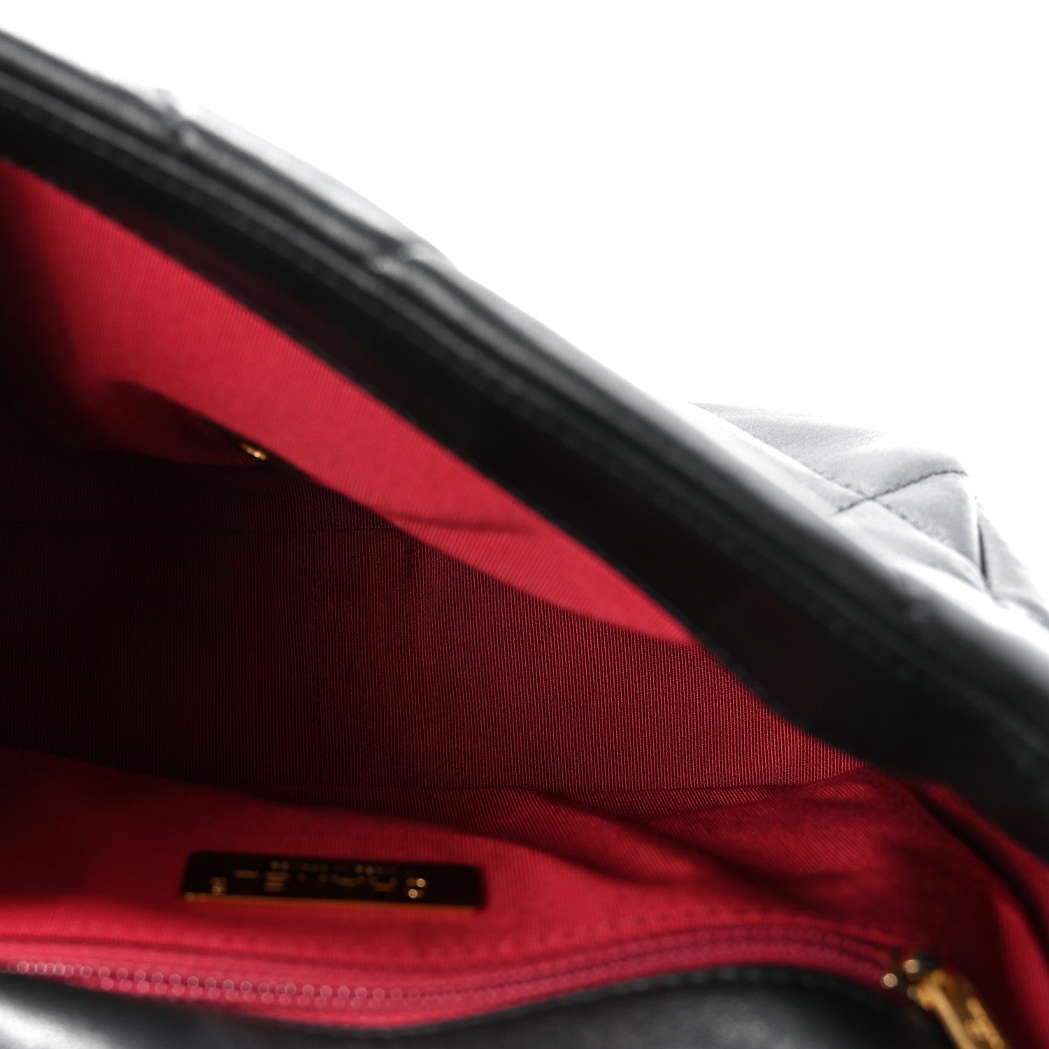 Lambskin Quilted Medium Chanel 19 Flap Black