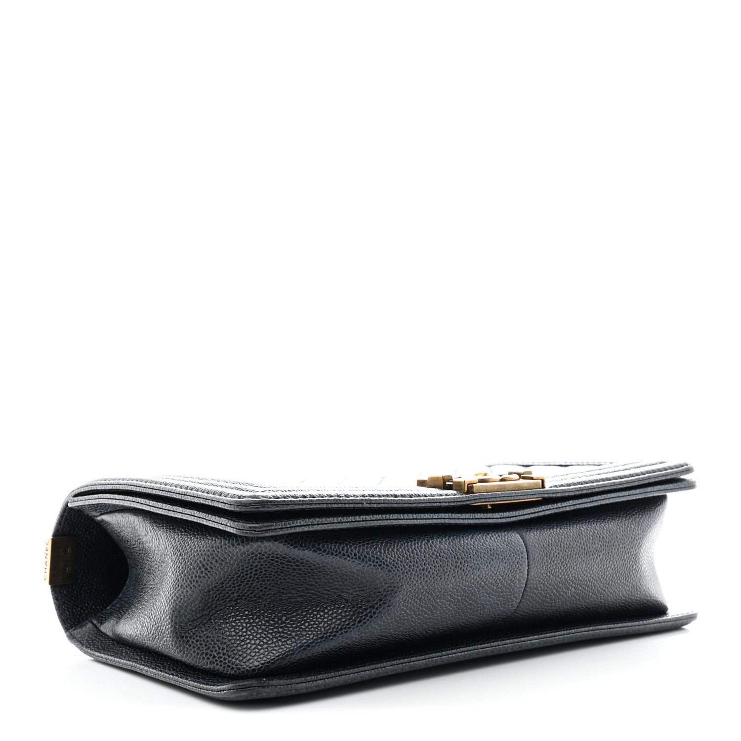 Caviar Quilted New Medium Boy Flap Navy