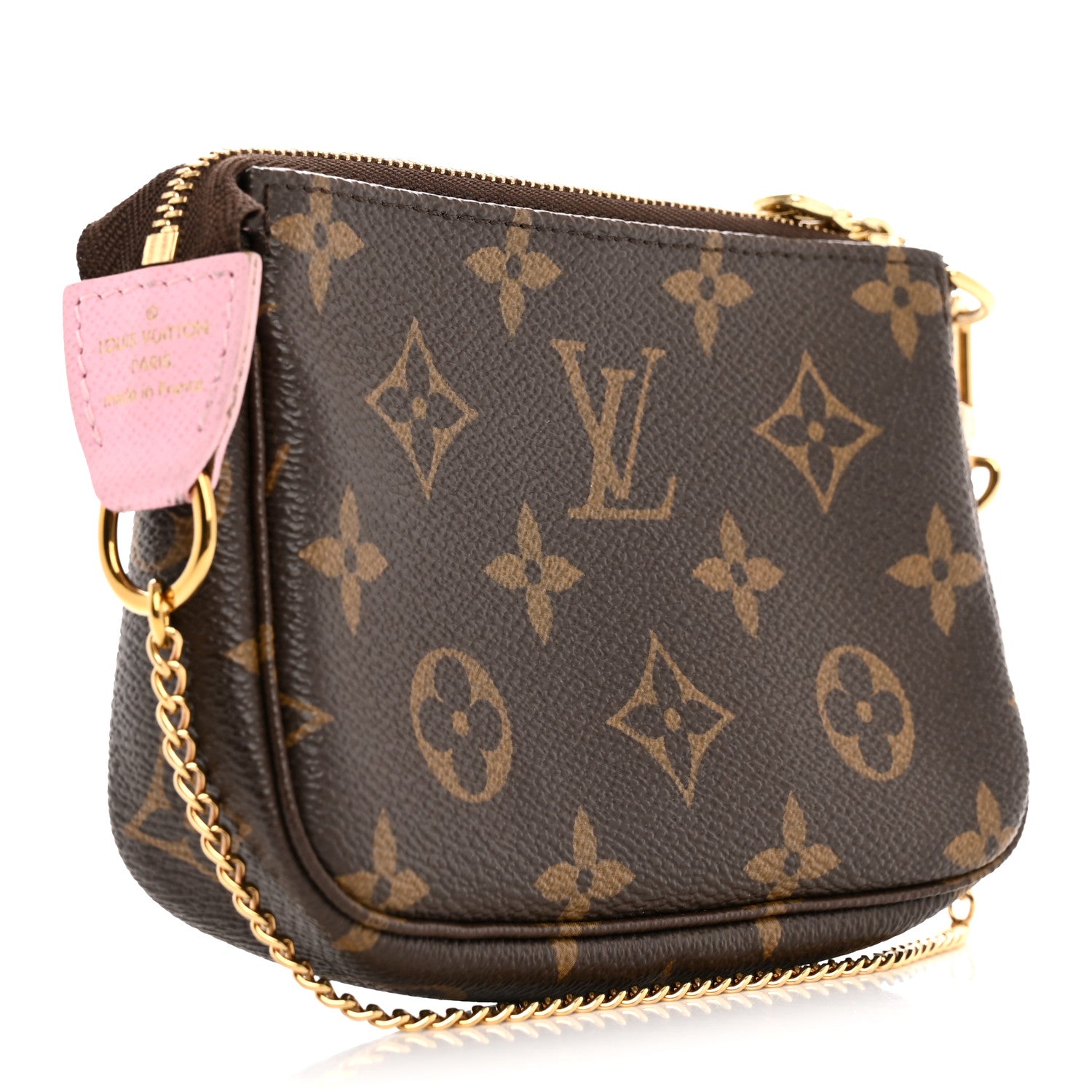Monogram 2021 Christmas Animation Japanese Garden Mini Pochette Accessories Wisteria Pink