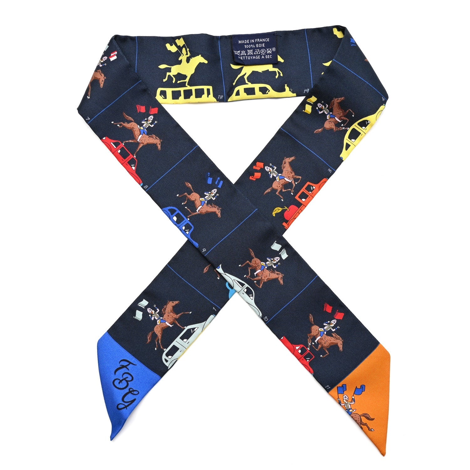 Silk Parade CG Twilly Caban Jaune Vif Rouge