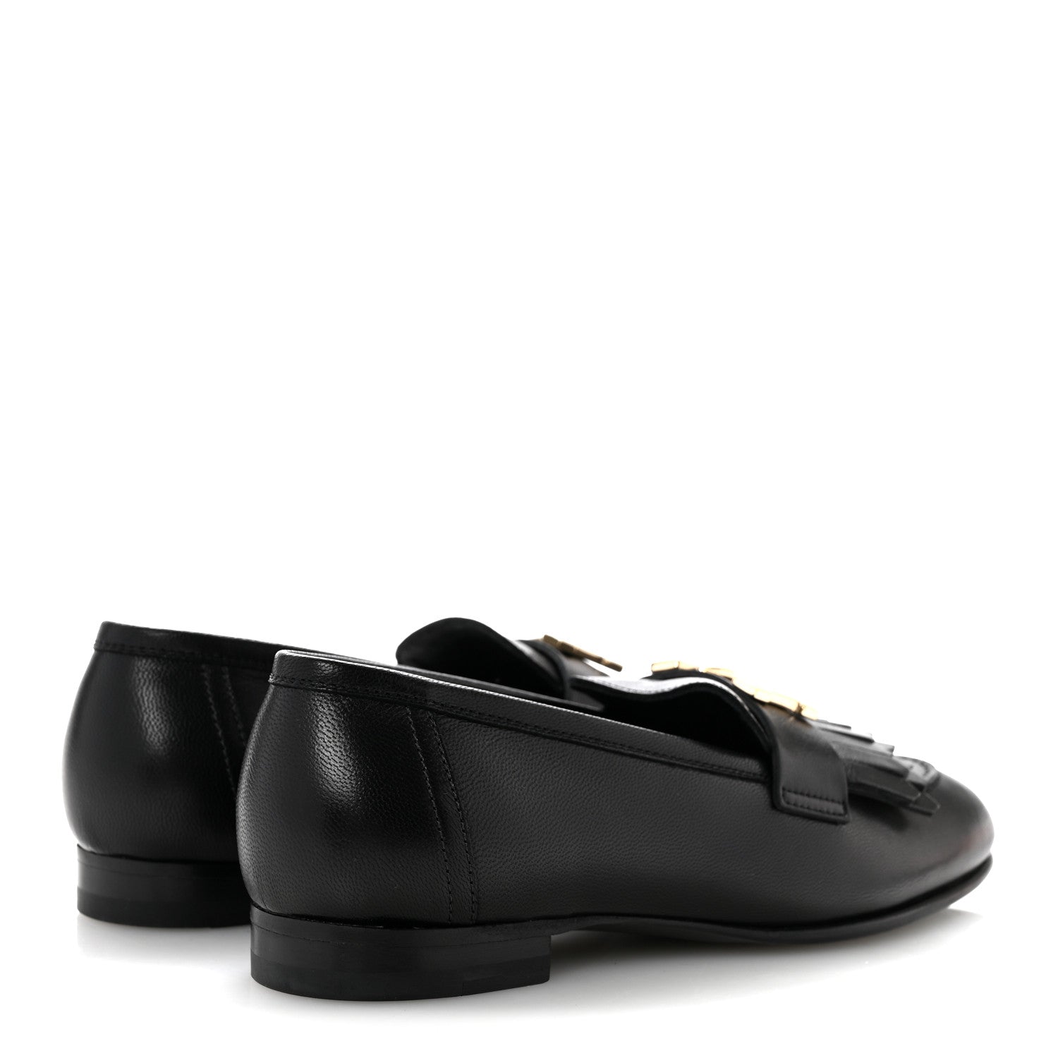 Goatskin Womens Royal Loafers 35 Black
