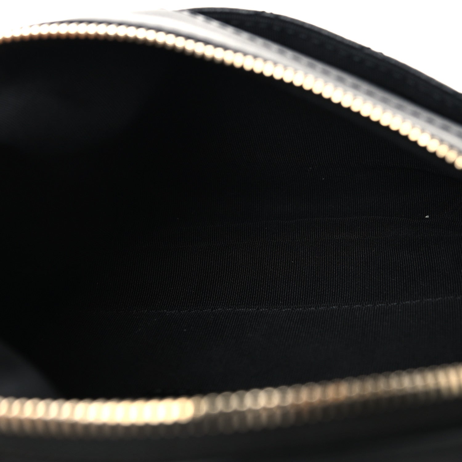 Lambskin Quilted Waist Bag Fanny Pack Black