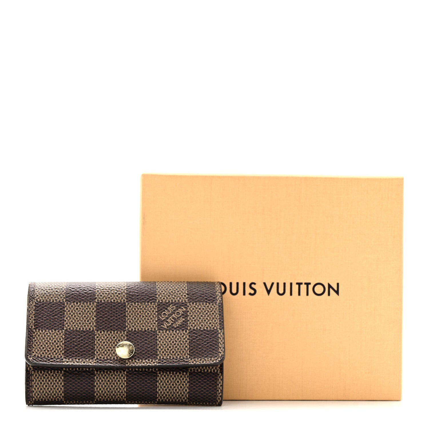 Damier Ebene Multicles 6 Key Holder