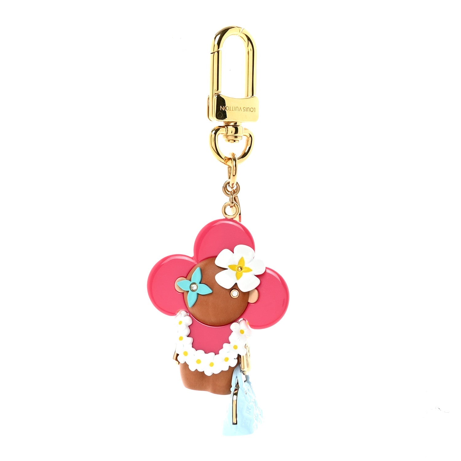Resin Wood Vivienne Hawaii Bubblegram Alma BB Bag Charm Key Holder