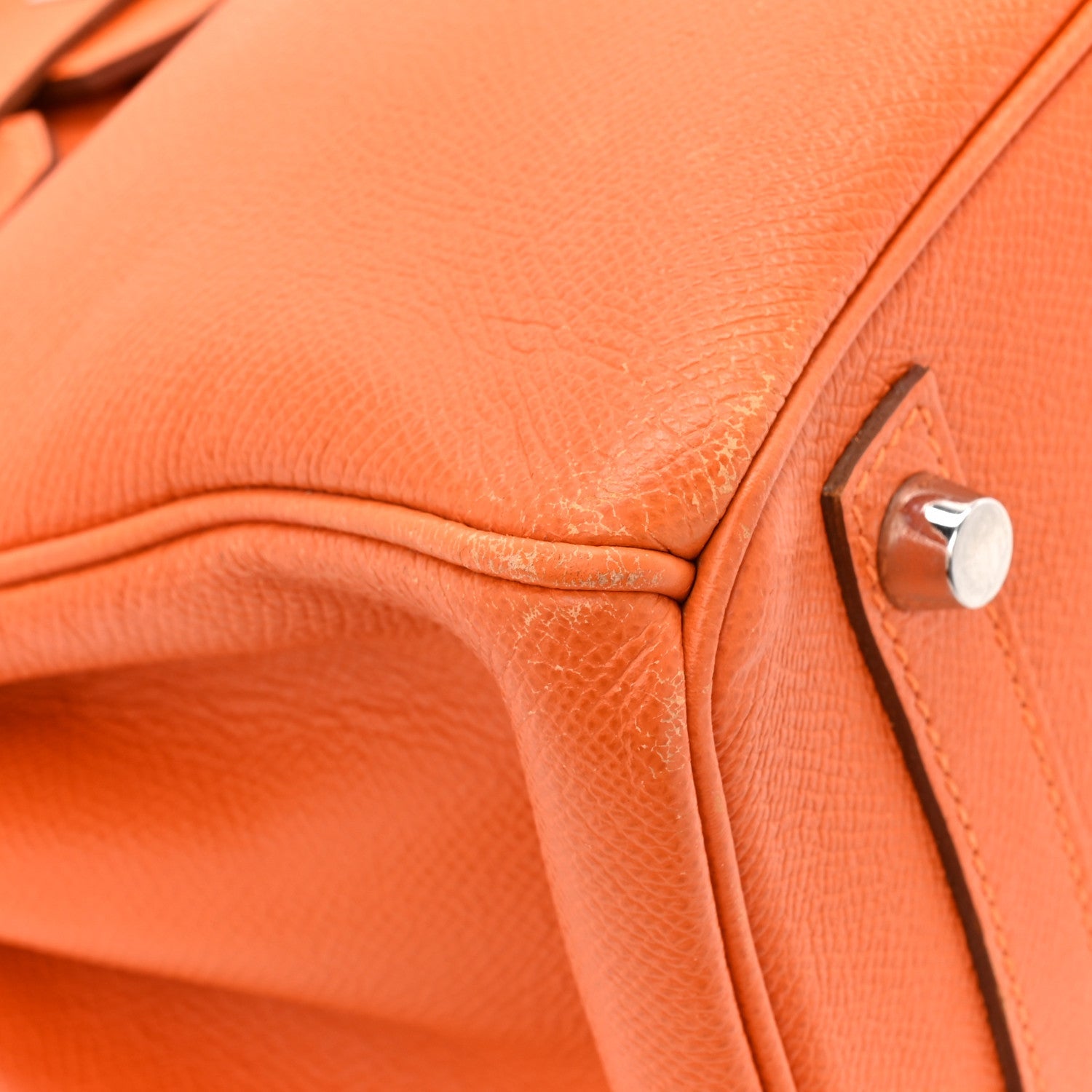 Epsom Birkin 30 Orange