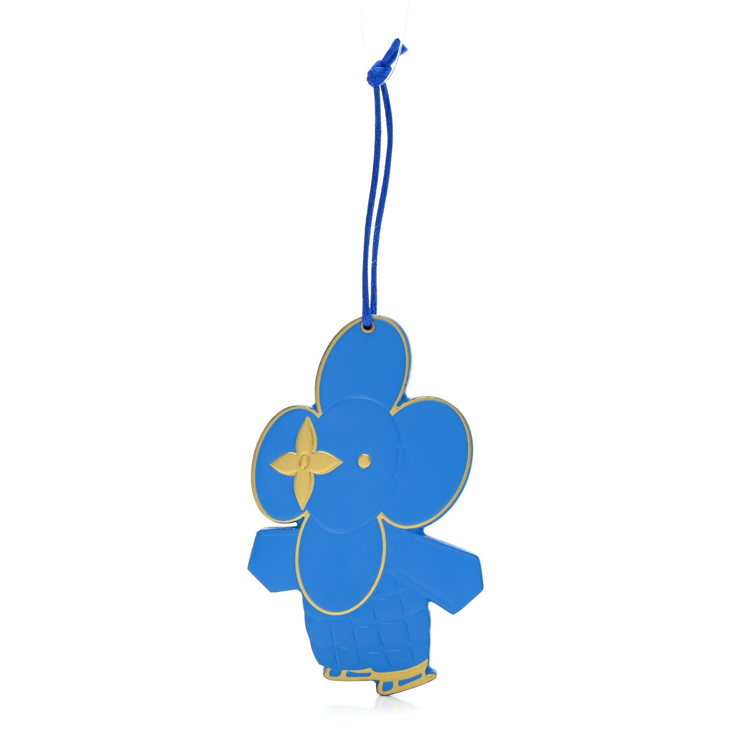 Monogram Vivienne Xmas Ornament Charm Blue
