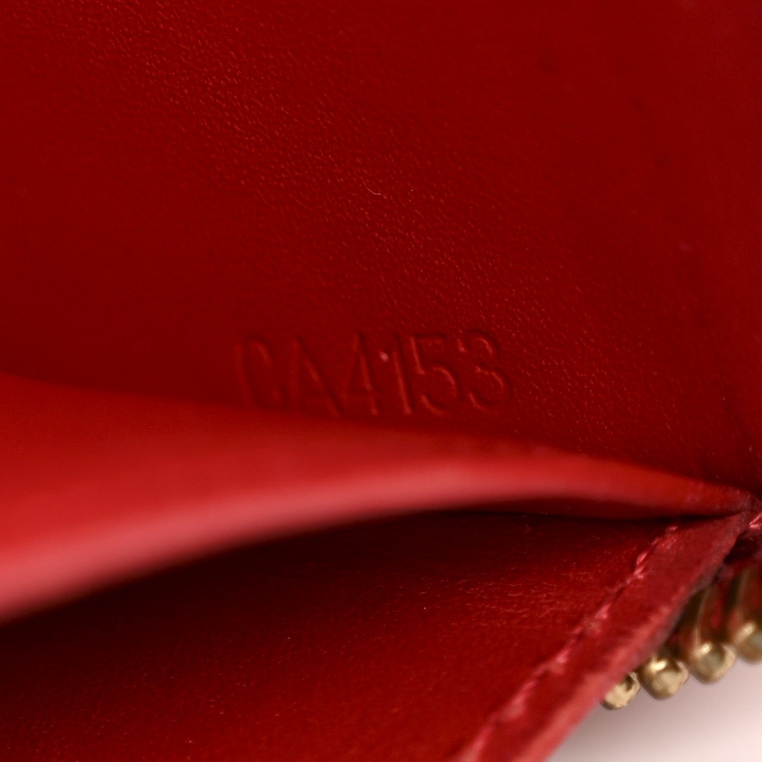 Patent Sweet Monogram Zippy Wallet Pomme D'Amour