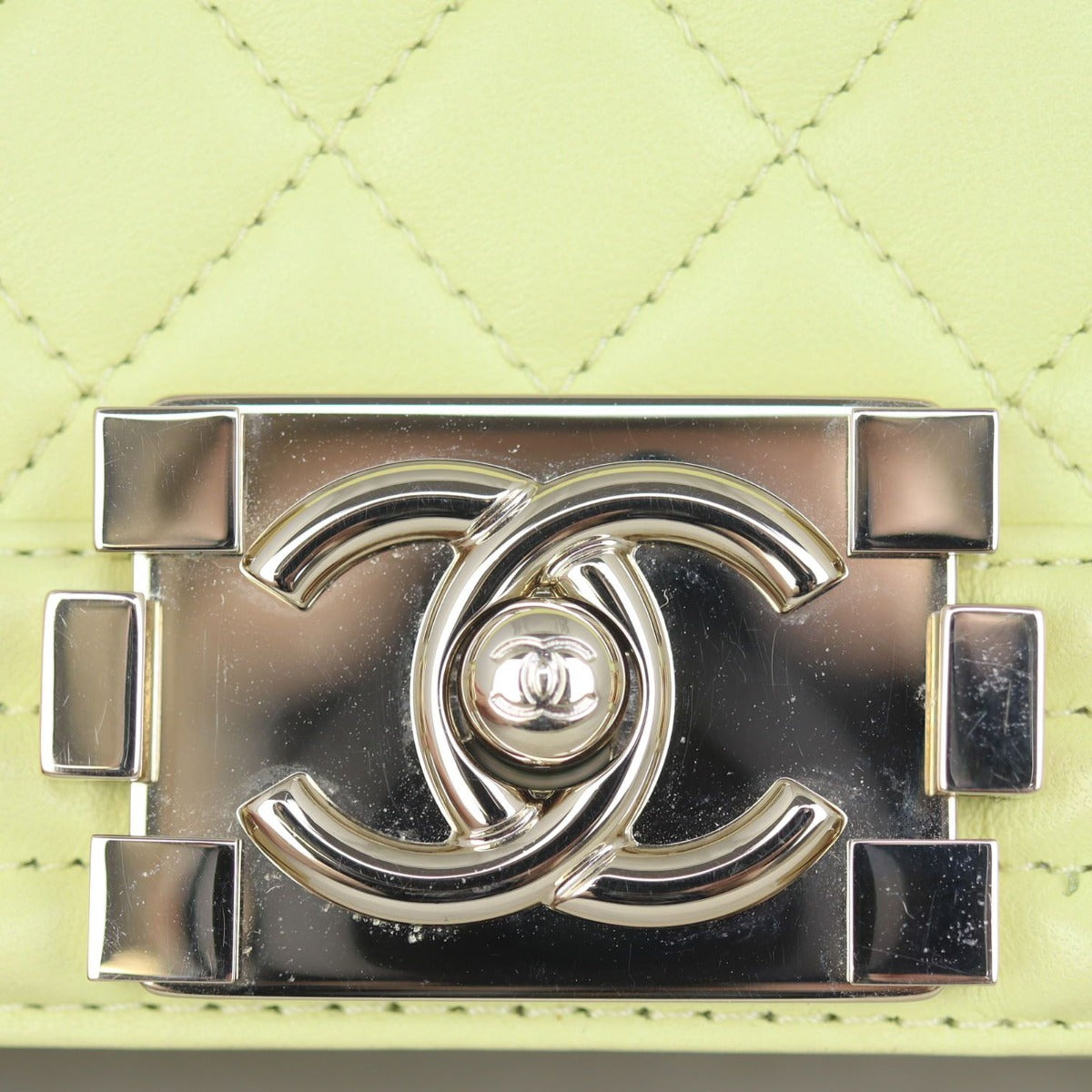 Chanel Boy Small | Pale yellow