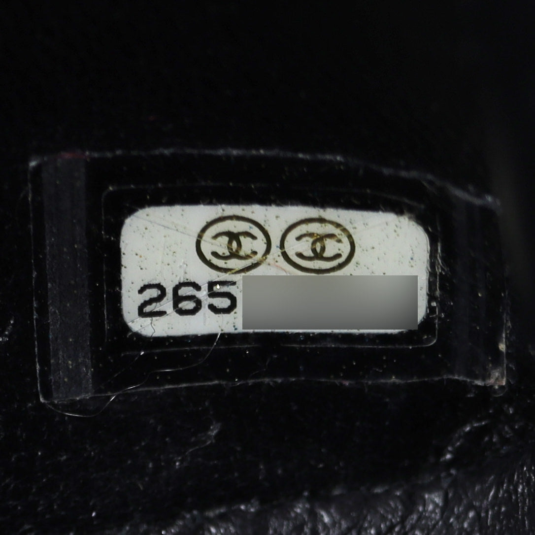 Chanel Boy Top Handle Bag Small Lizard