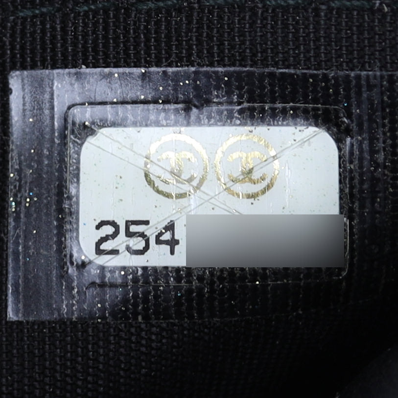 Chanel CC Filigree Wallet on Chain