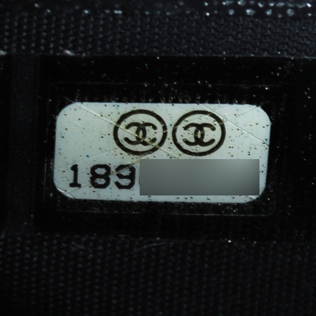 Chanel Iridescent Zip Around Wallet