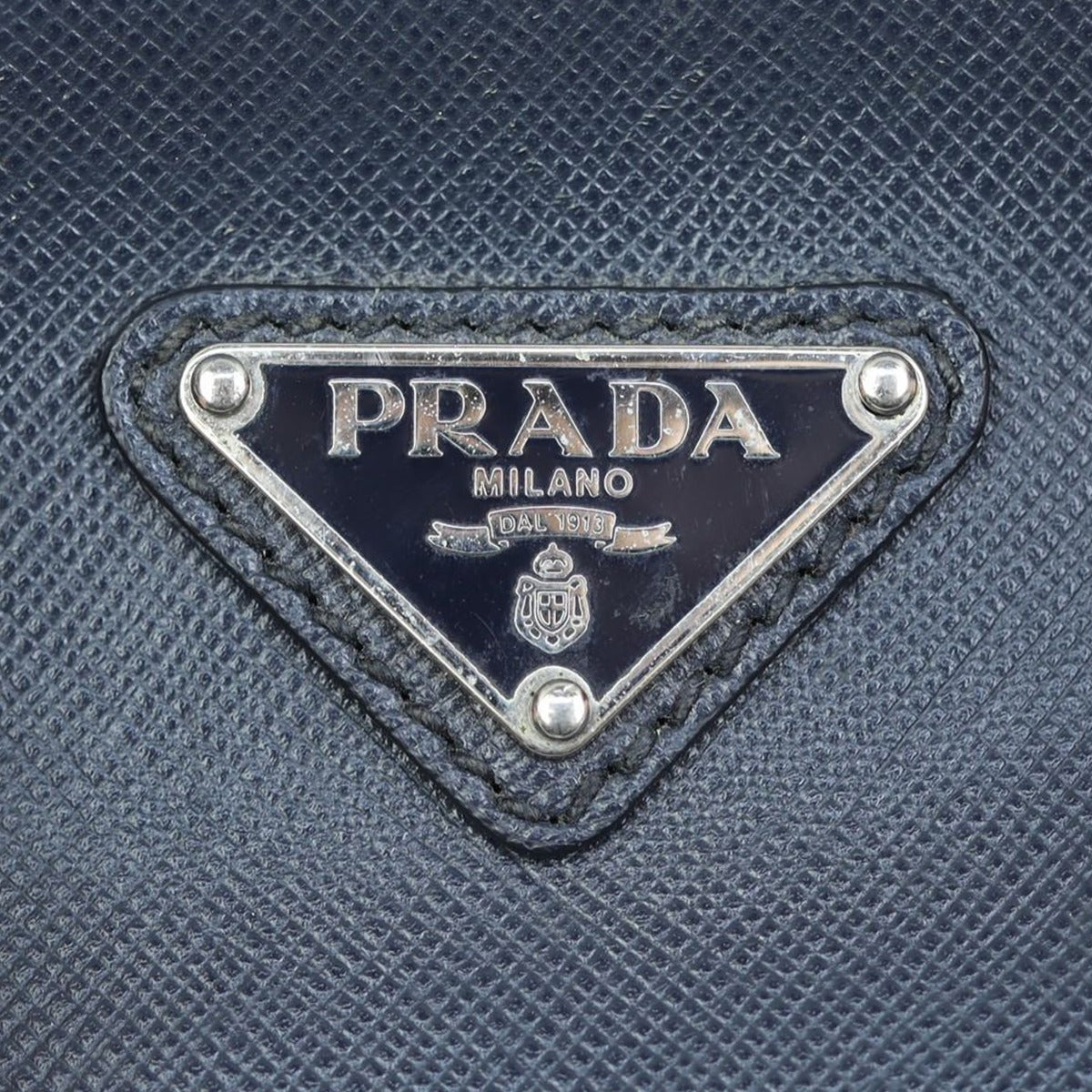 Prada Saffiano Zip Briefcase Bag