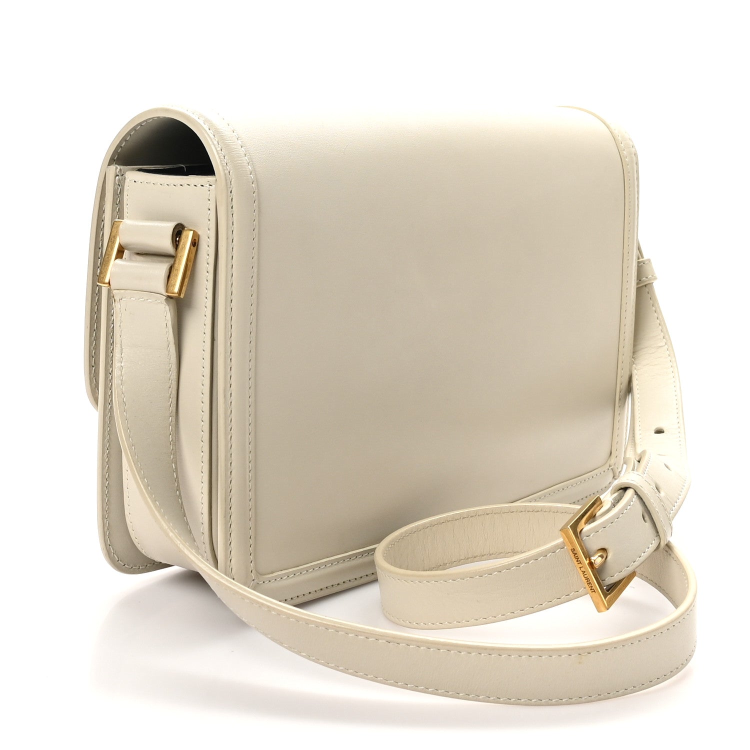 Box Calfskin Monogram Medium Solferino Satchel Crema Soft