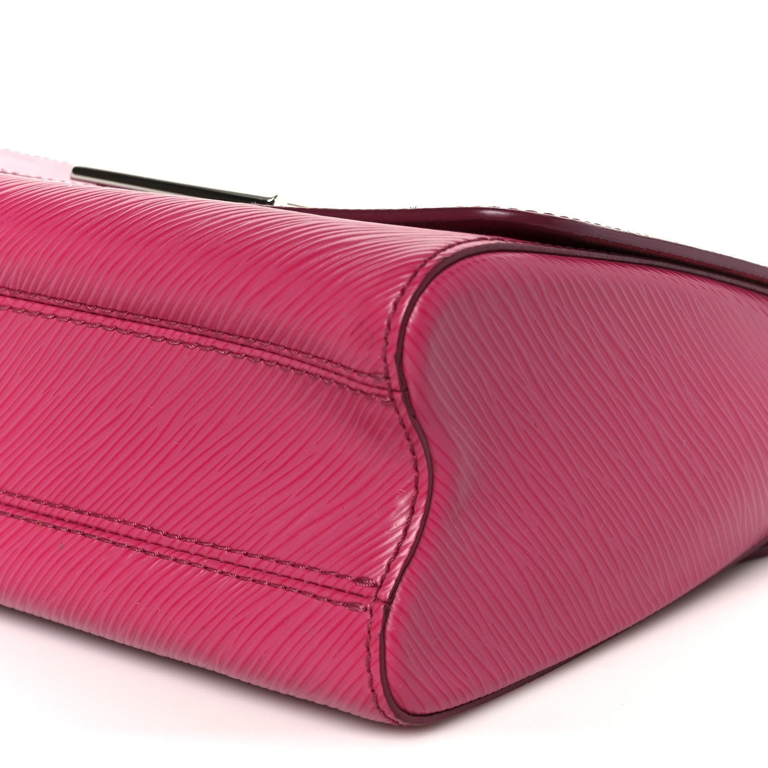 Epi Twist Shoulder Bag MM Hot Pink