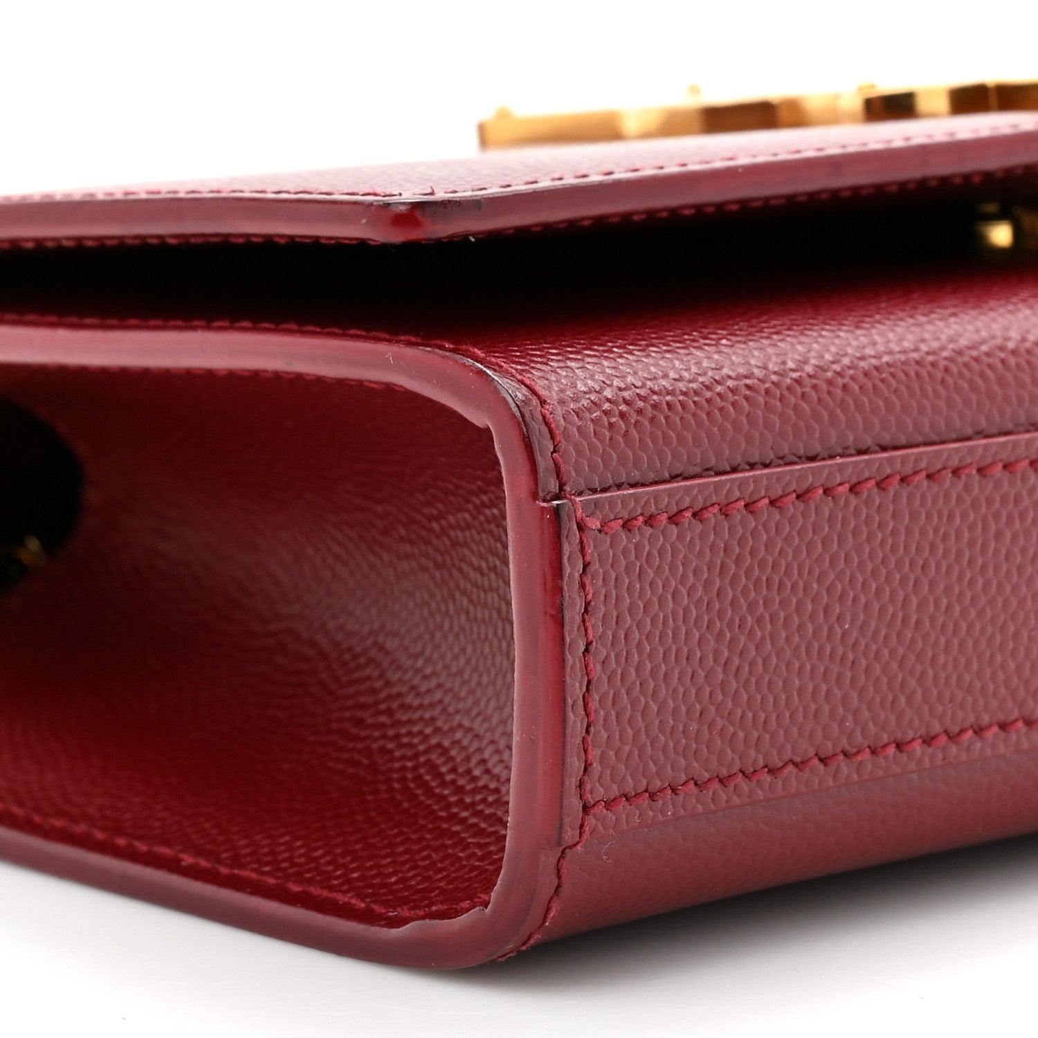 Grain De Poudre Small Monogram Kate Satchel Red