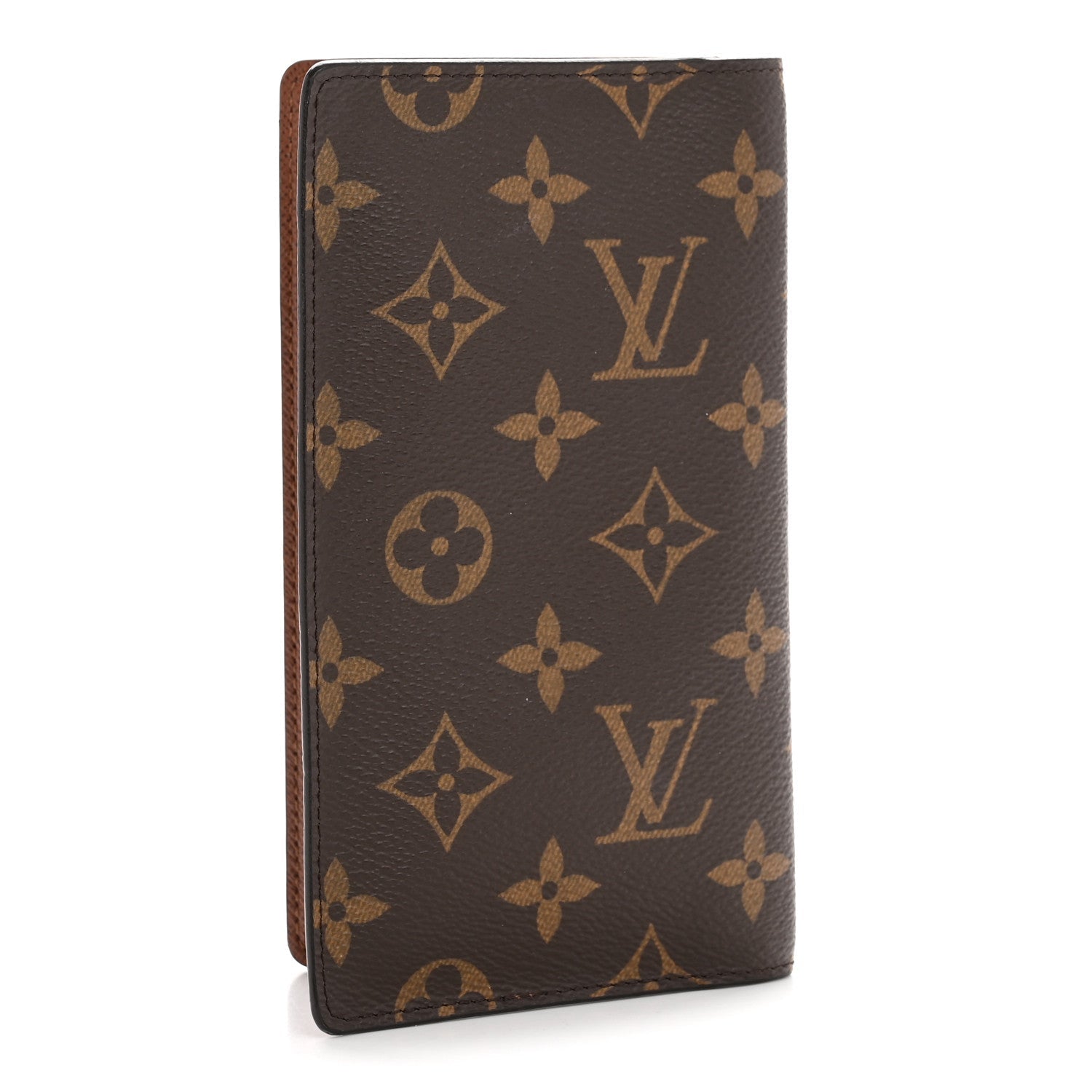 Monogram Checkbook Holder Case Wallet