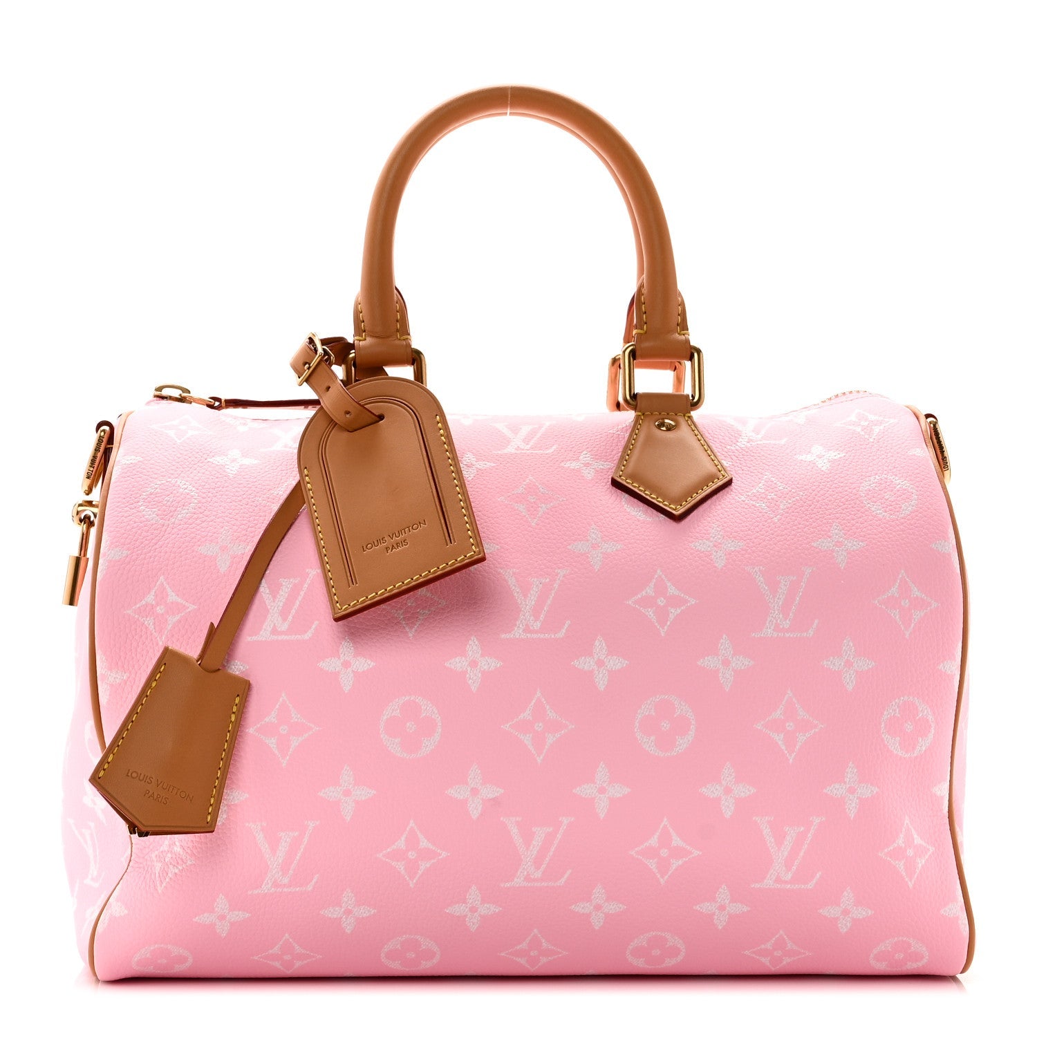 Calfskin Monogram Speedy P9 Bandouliere 30 Candy