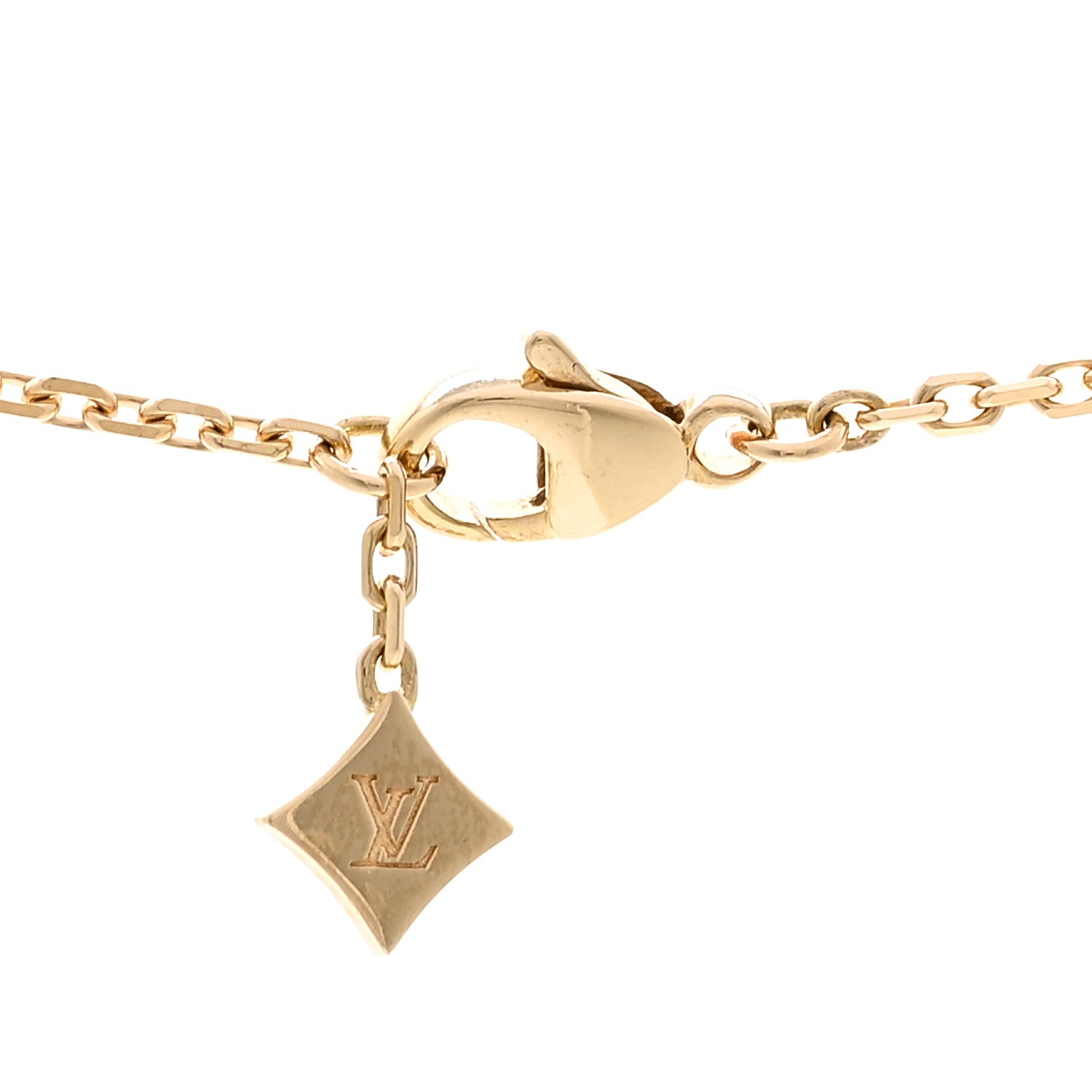 18K Yellow Gold Diamond Idylle Blossom Pendant Pave Necklace