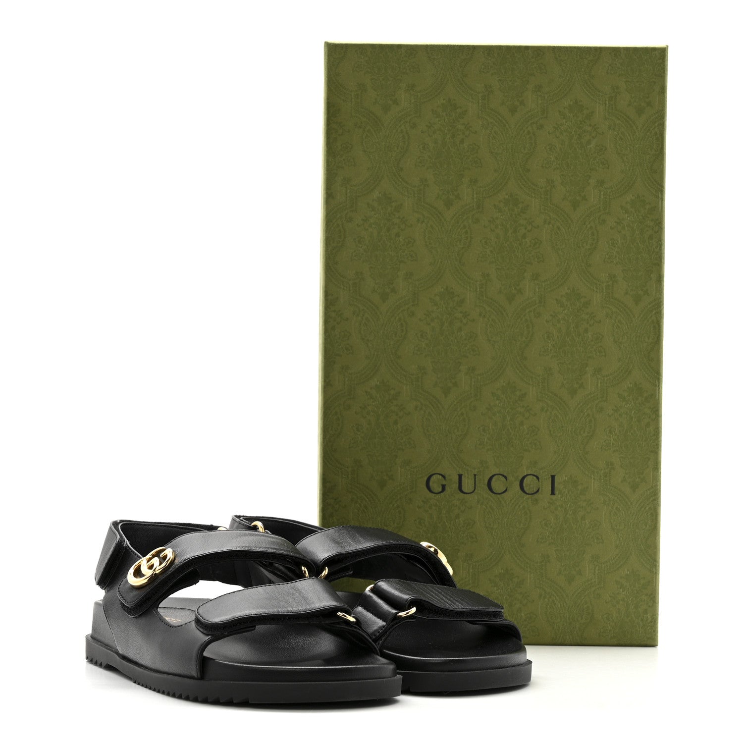Nappa Charlotte Moritz GG Womens Dad Sandals 36.5 Black