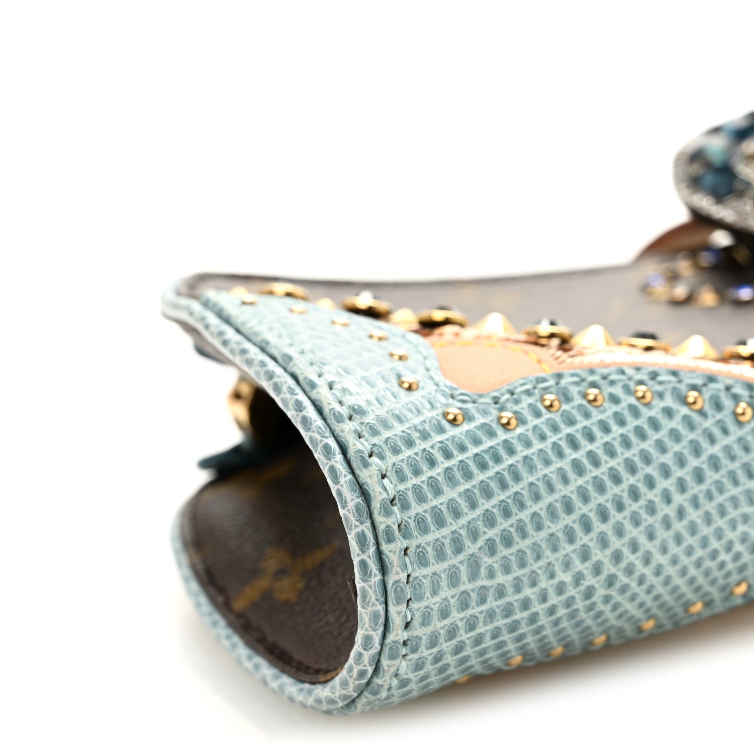 Monogram Lizard Embellished Les Extraordinaires Clutch