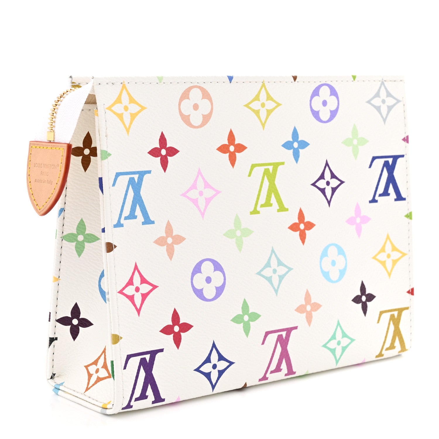 LV X TM Monogram Multicolor Toiletry Pouch 19 White