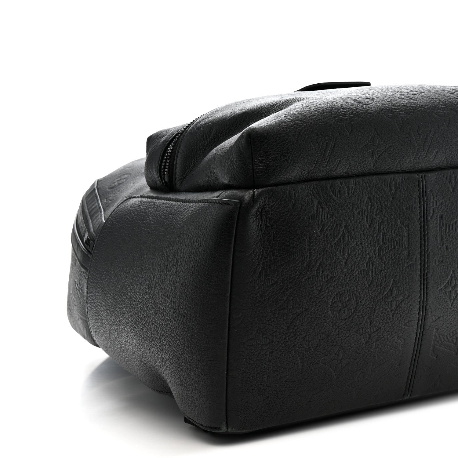 Calfskin Monogram Shadow Discovery Backpack Black