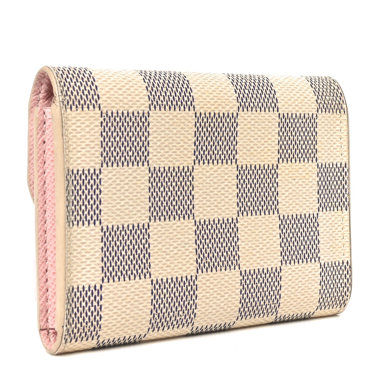 Damier Azur Rosalie Coin Purse Rose Ballerine