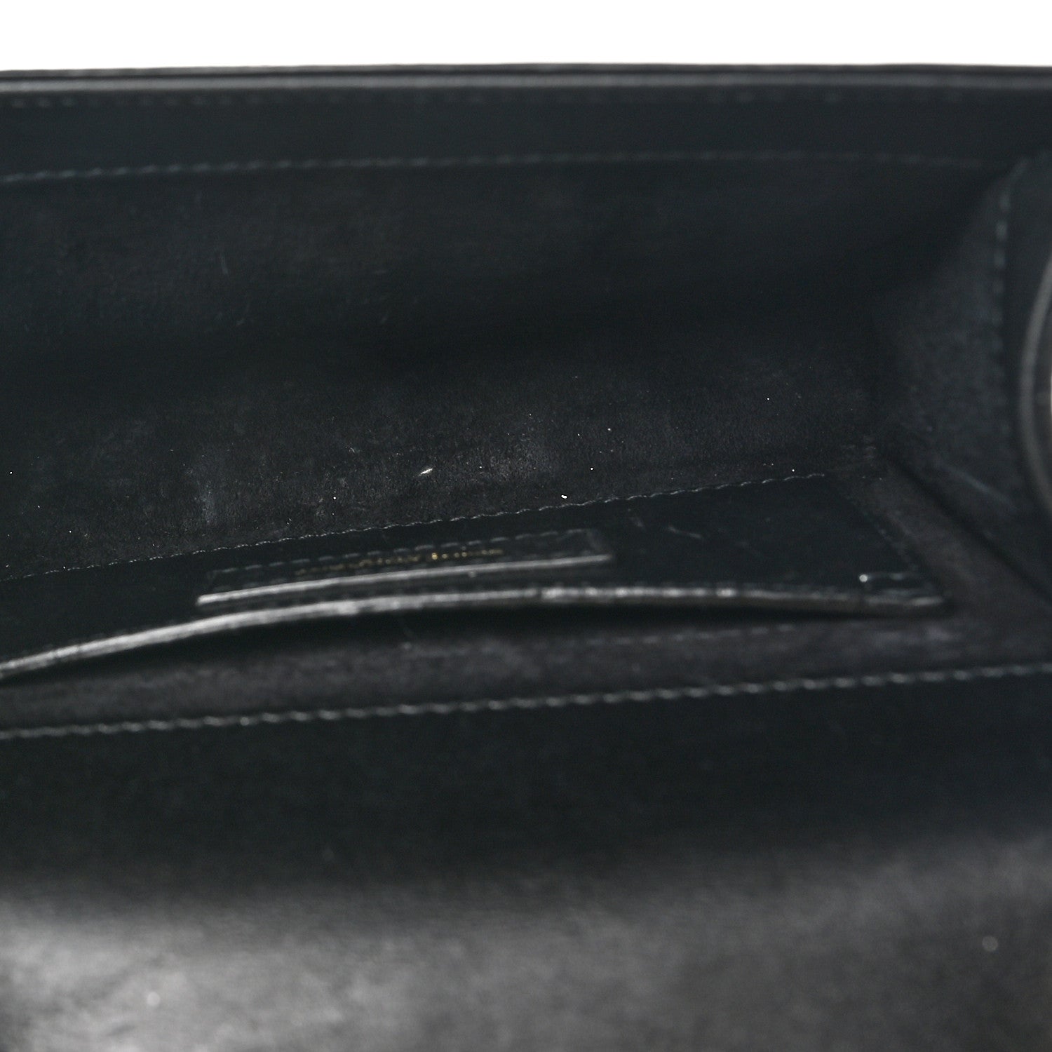 Calfskin Small Classic Monogram Kate Tassel Satchel Black