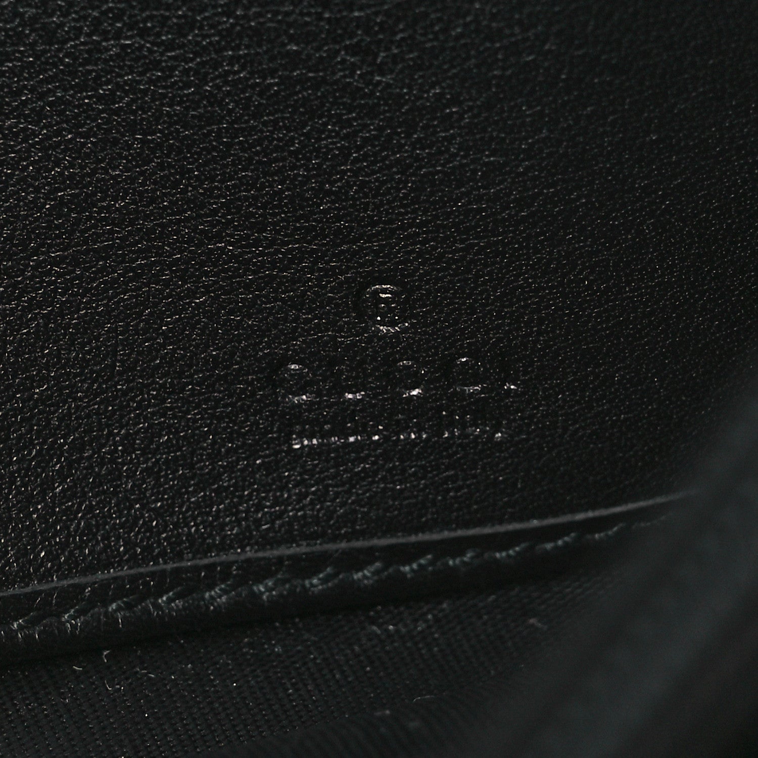 Microguccissima Bow Continental Wallet Black