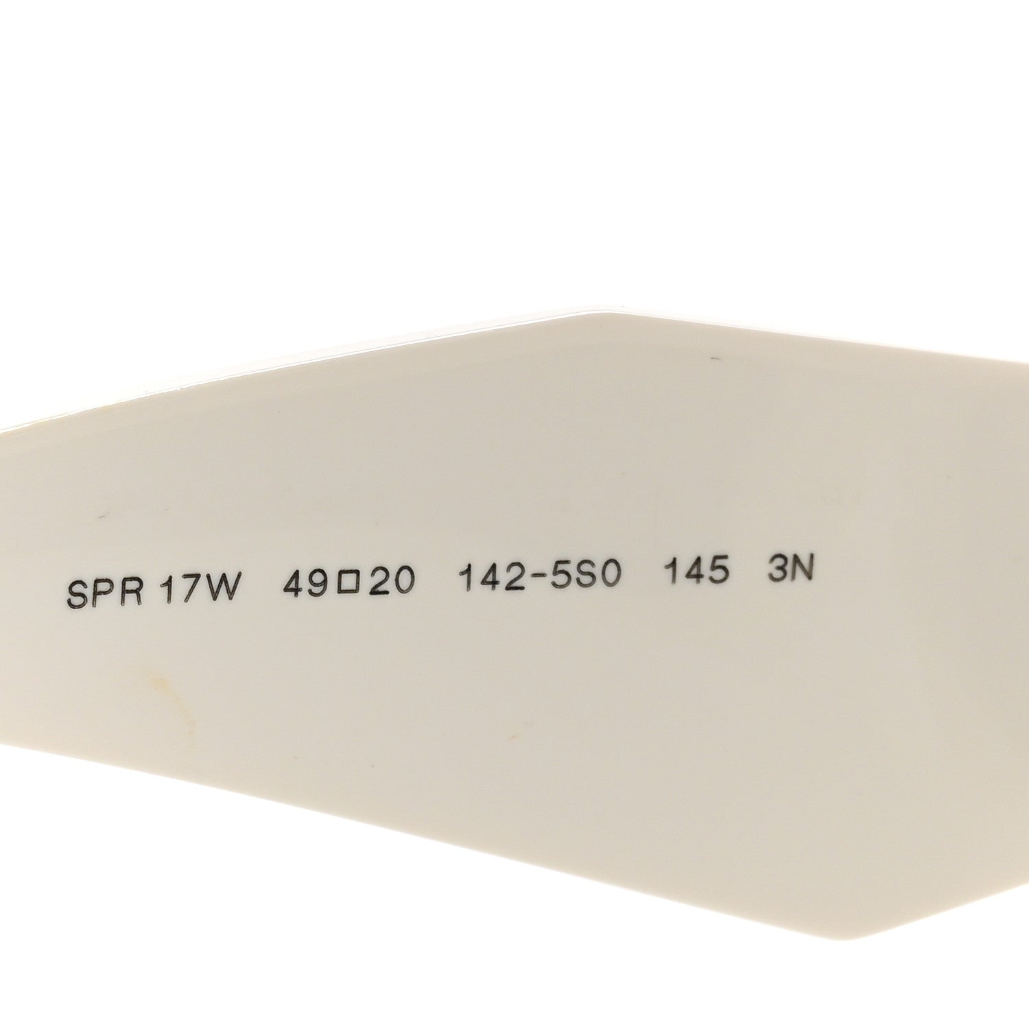 Acetate Symbole Sunglasses SPR 17W White