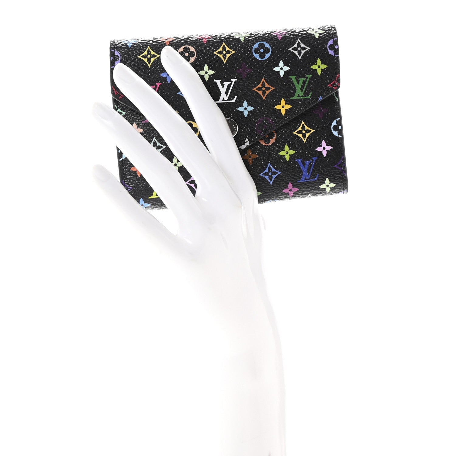 LV x TM Monogram Multicolor Victorine Wallet Black