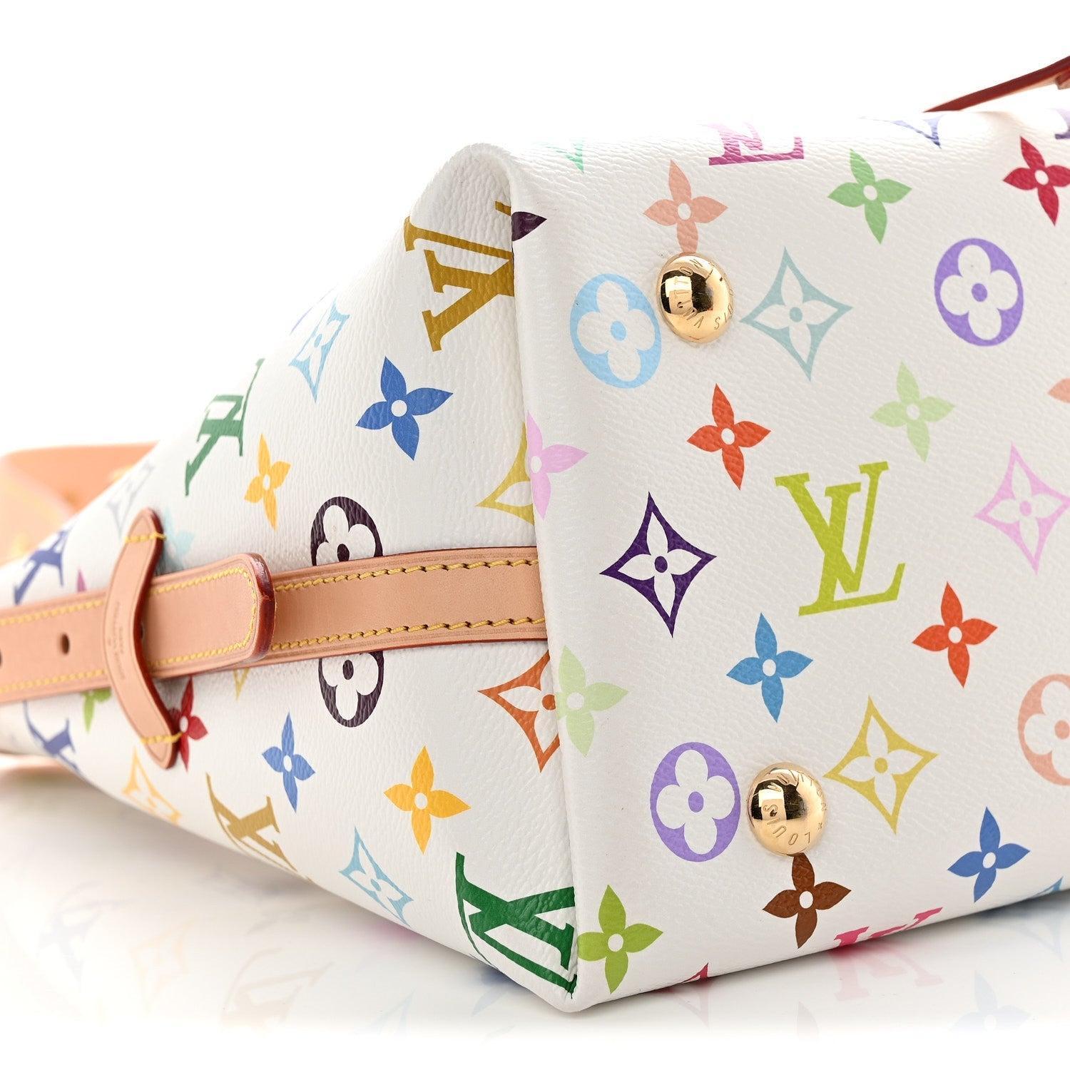 LV X TM Monogram Multicolor CarryAll PM White