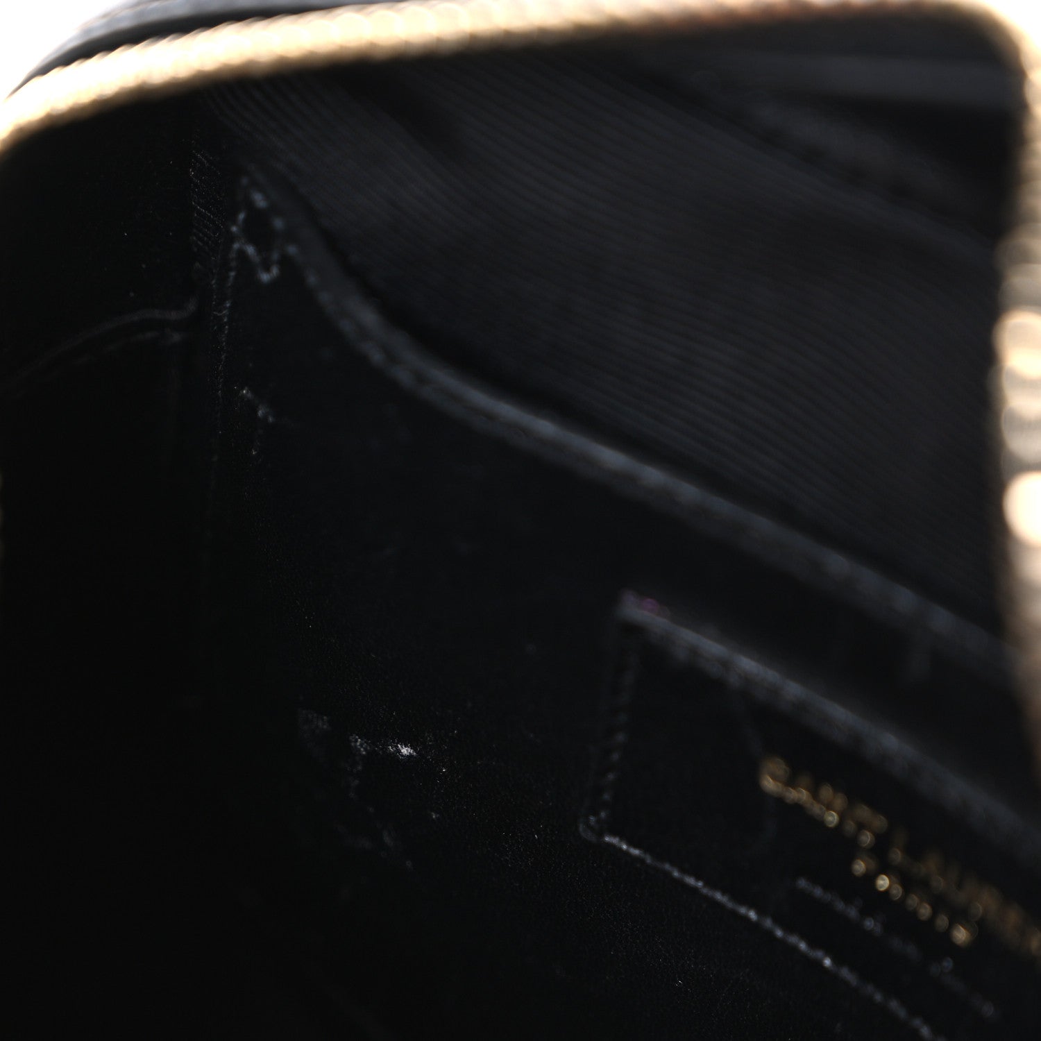 Grain De Poudre Small Classic Monogram Camera Bag Black
