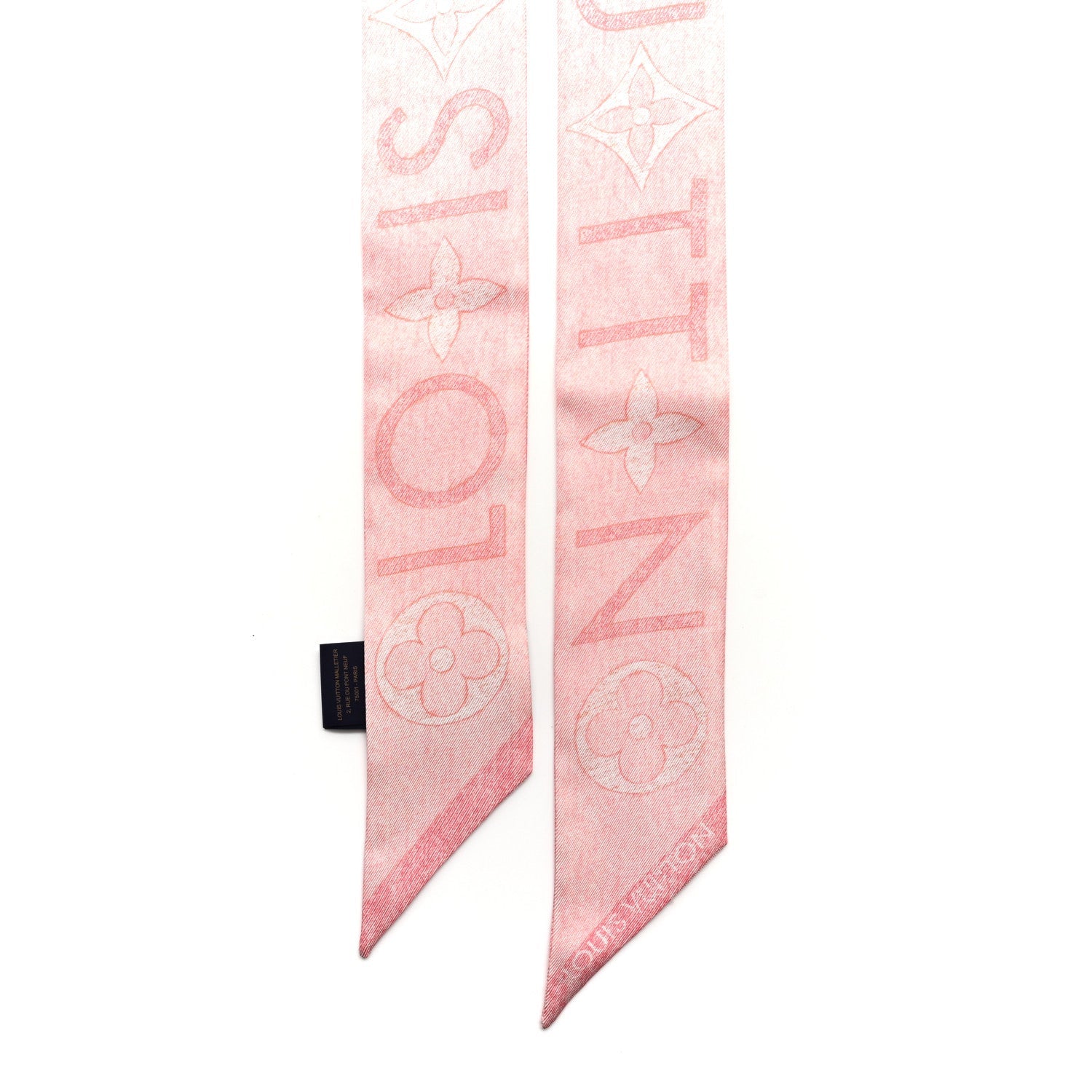 Silk Monogram Infinity BB Bandeau Light Pink